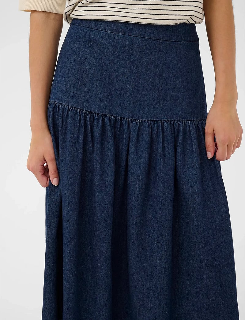 Part Two - NelliaPW SK - jeanskjolar - dark blue denim - 5