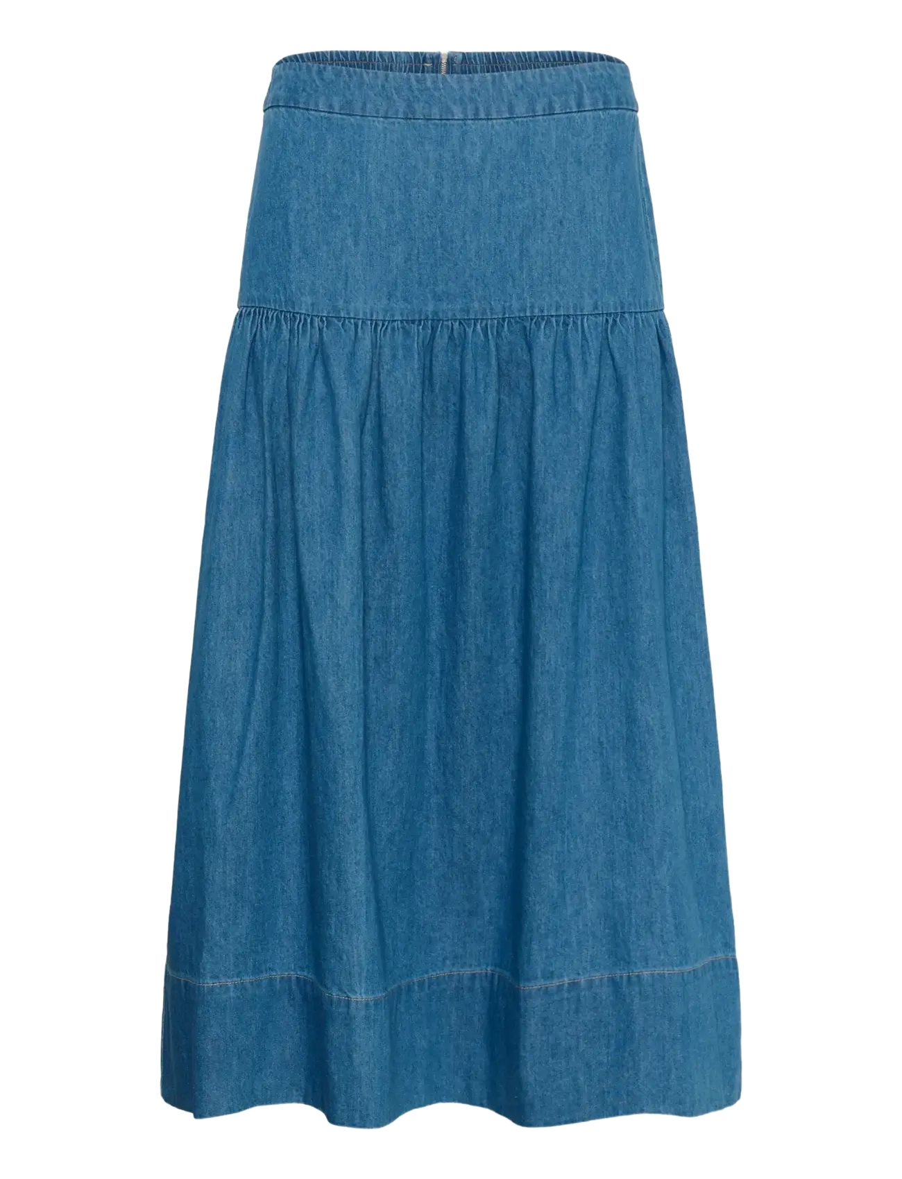 Part Two NelliaPW SK - Rokken - MEDIUM BLUE DENIM / blue