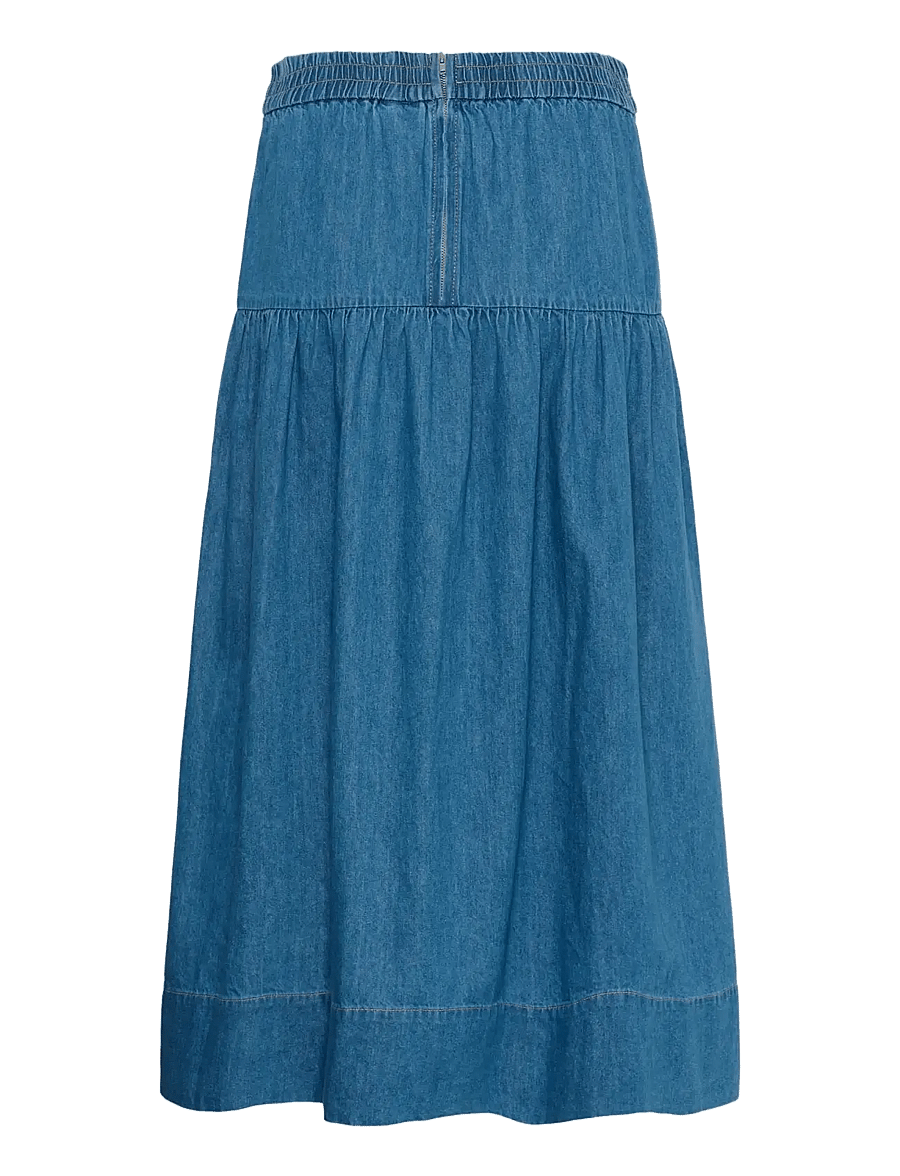 Part Two - NelliaPW SK - denimnederdele - medium blue denim - 2