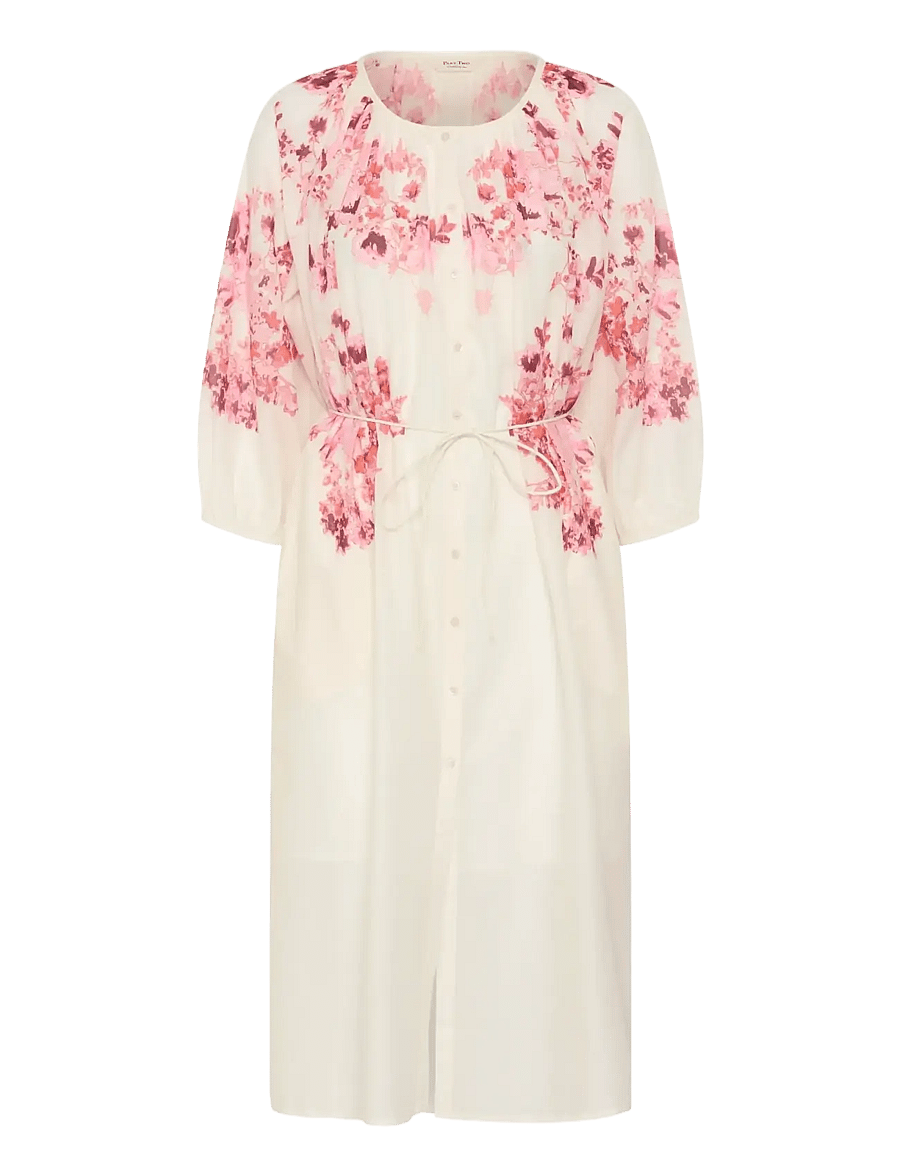 Part Two - AvandiPW DR - summer dresses - pink shadow flower print - 1