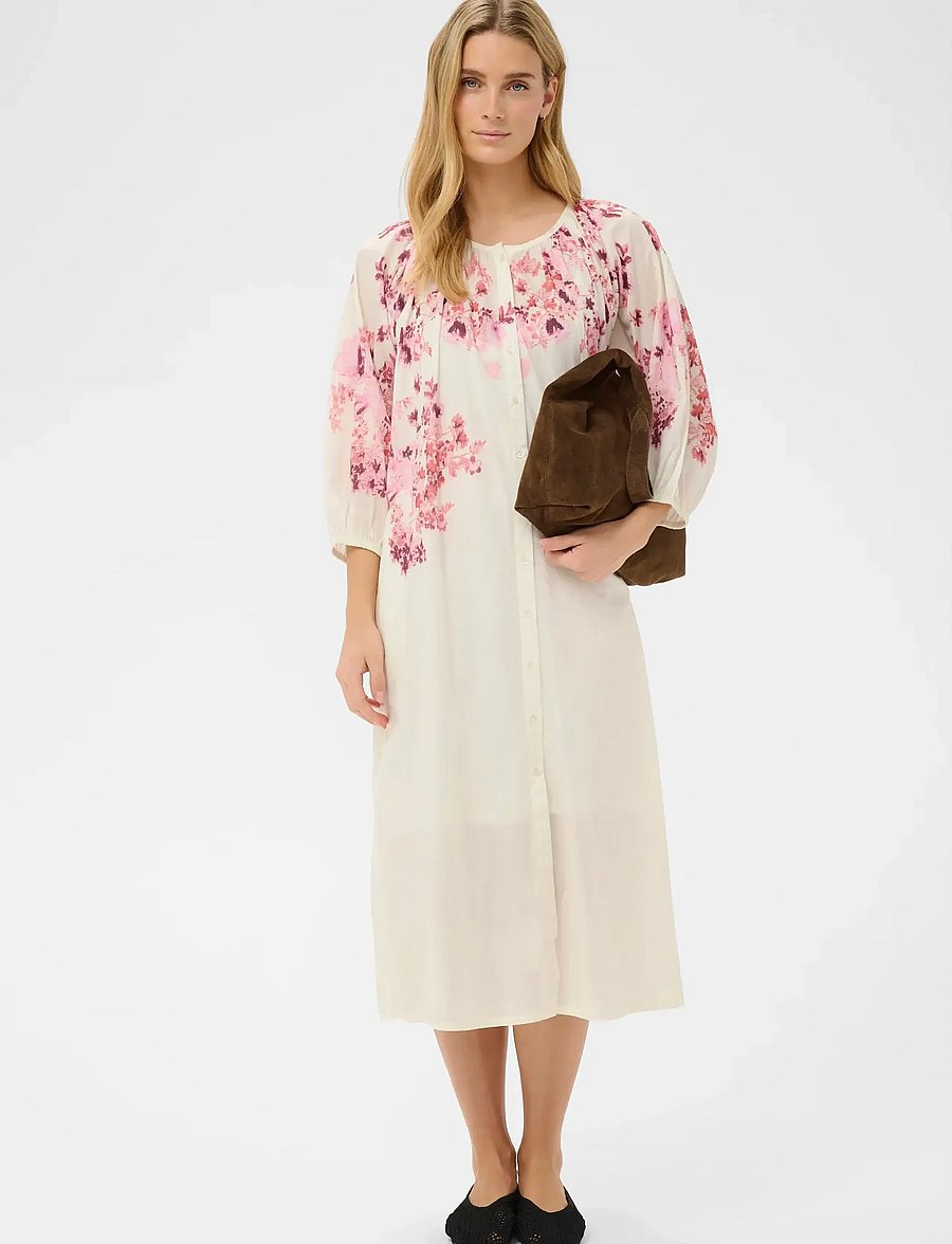 Part Two - AvandiPW DR - summer dresses - pink shadow flower print - 3