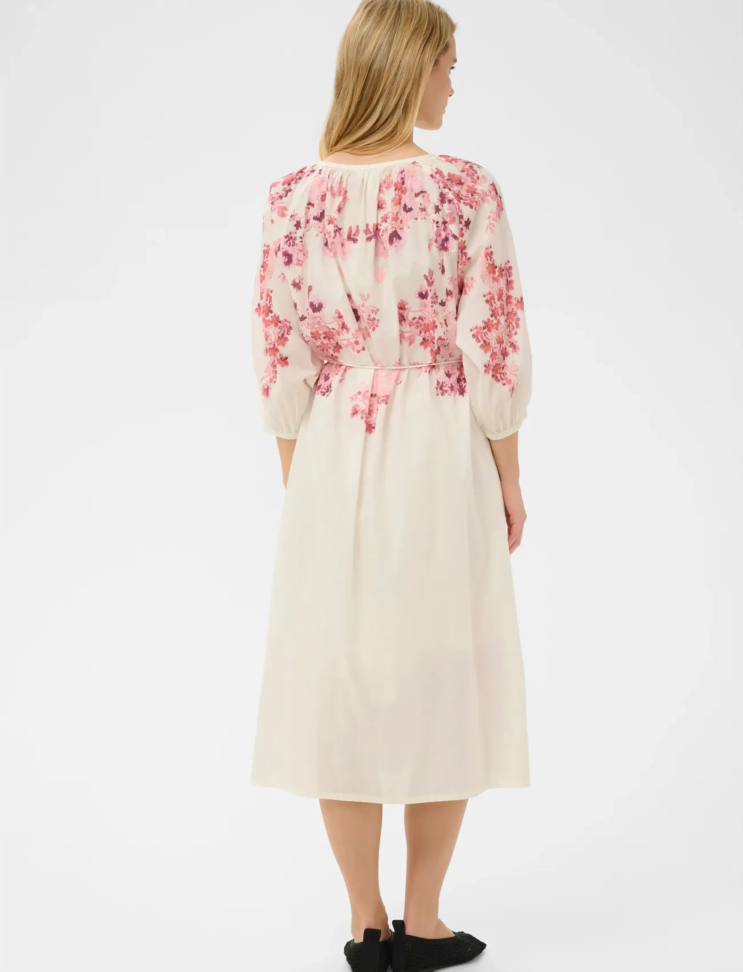 Part Two - AvandiPW DR - sommerkjoler - pink shadow flower print - 4