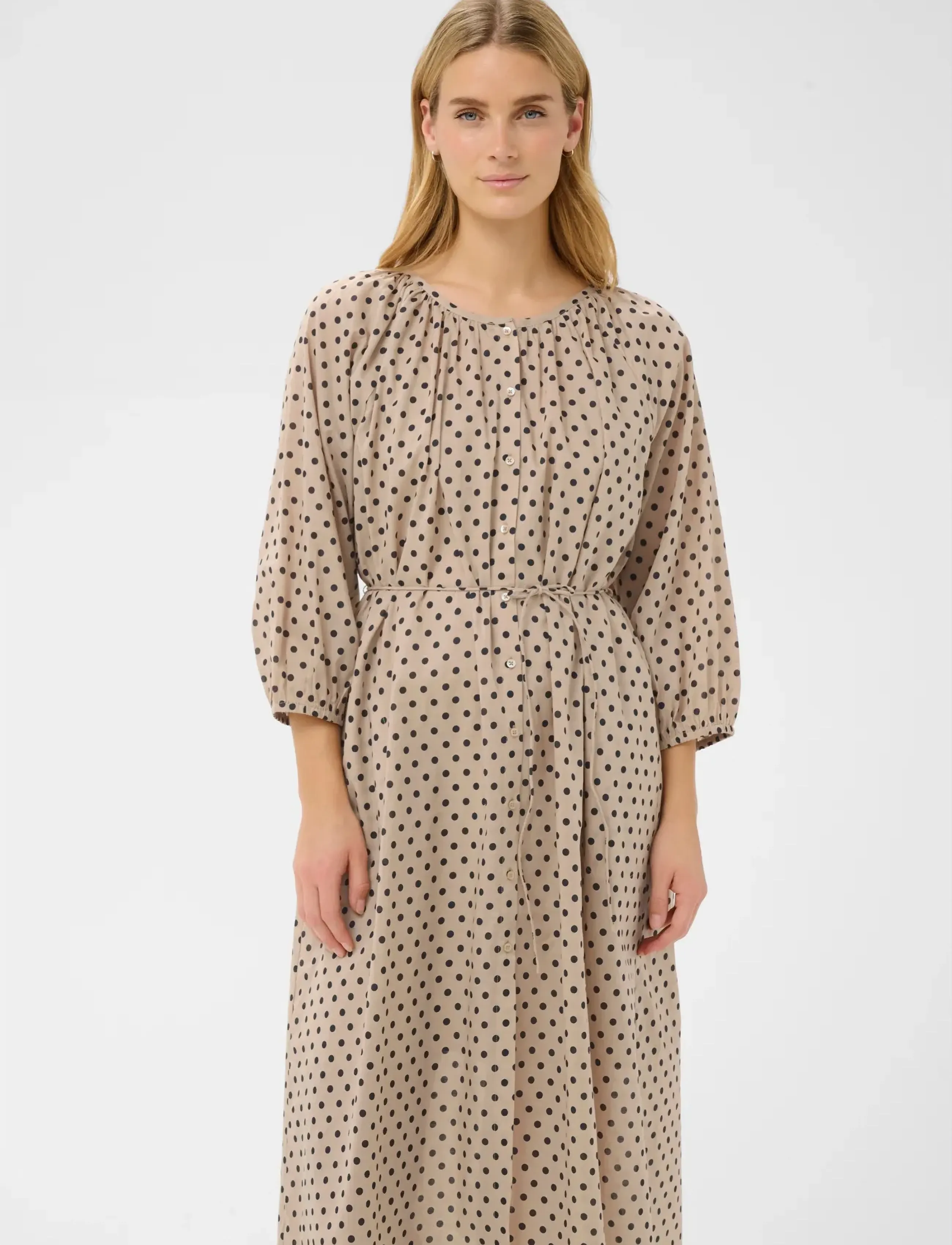 Part Two AvandiPW DR - Kläder - BLUE DOT / beige