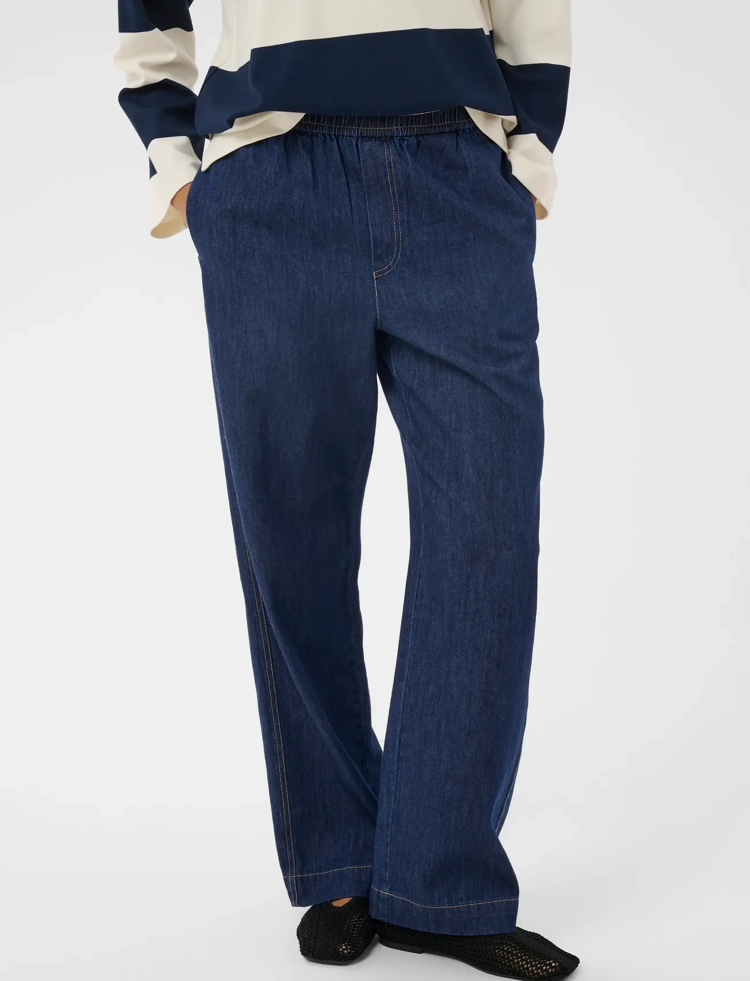 Part Two - AinaPW PA - straight jeans - dark blue denim - 5