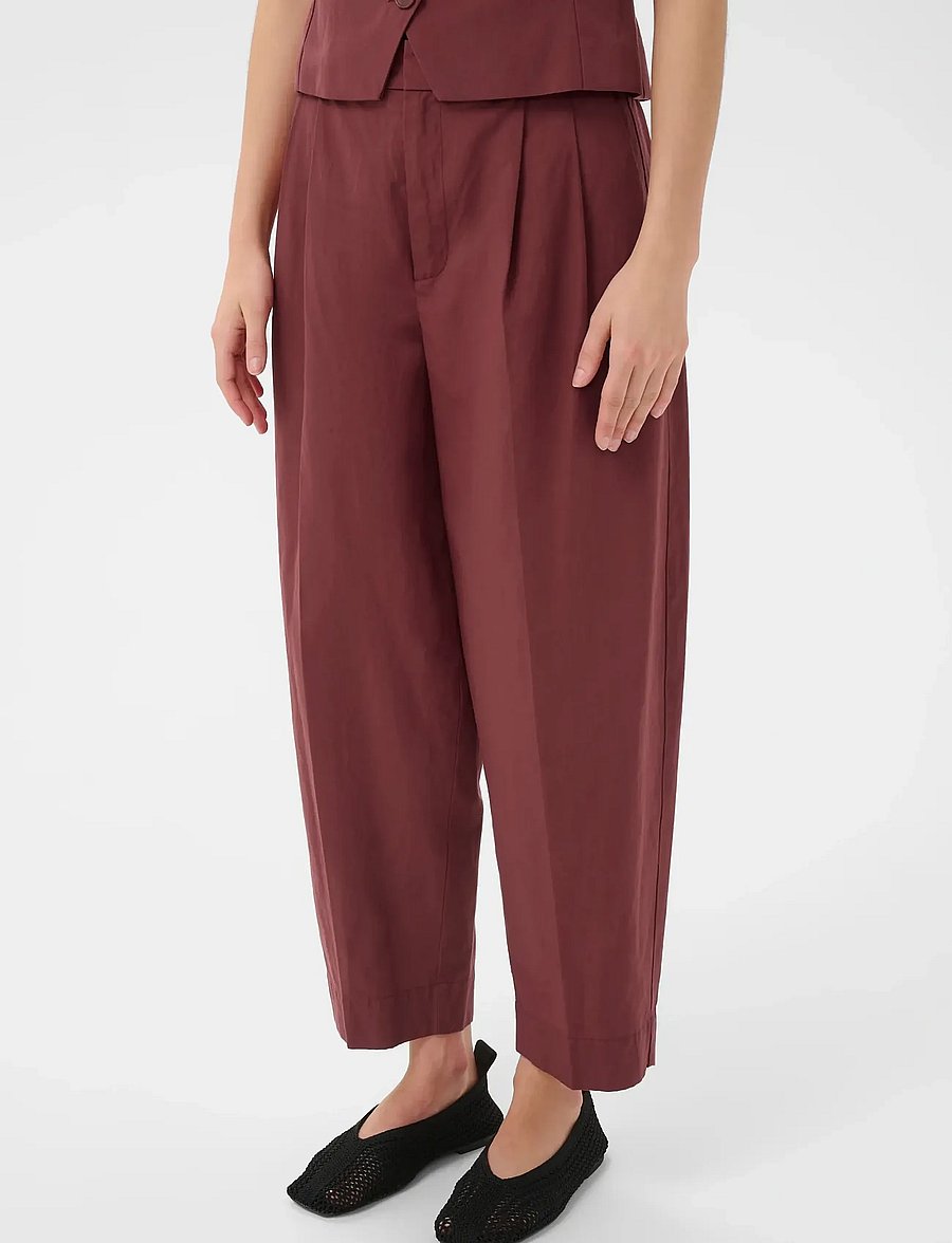 Part Two - BeatrizPW Pants - barrel-bukser - burnt russet - 0