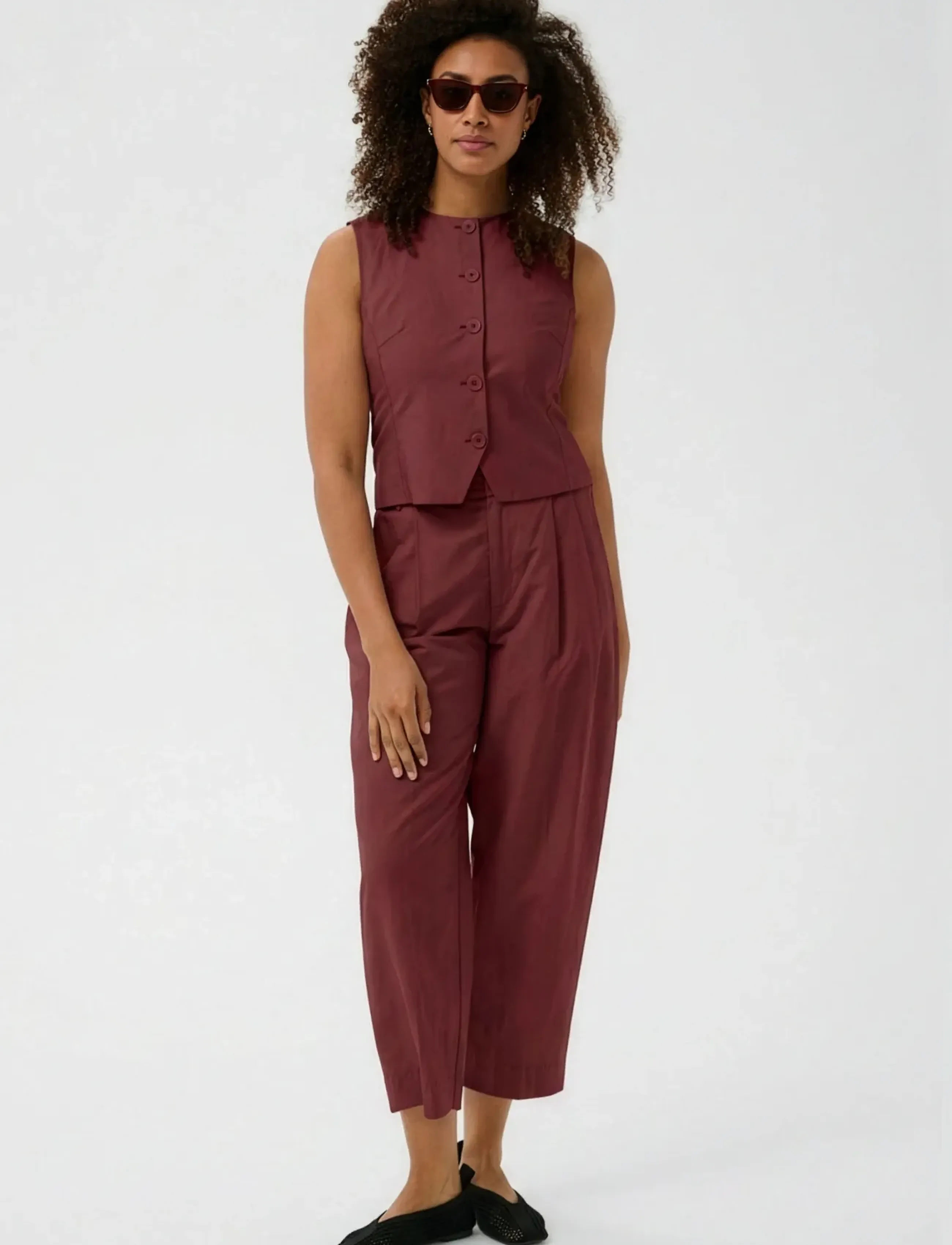 Part Two Beatrizpw Pants linnebyxor dam – bild 2