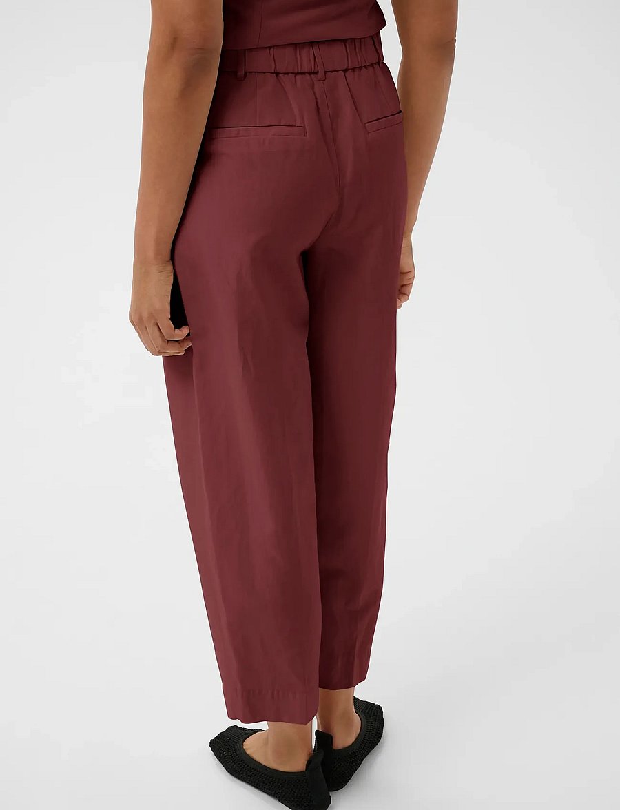 Part Two - BeatrizPW Pants - barrel-bukser - burnt russet - 4