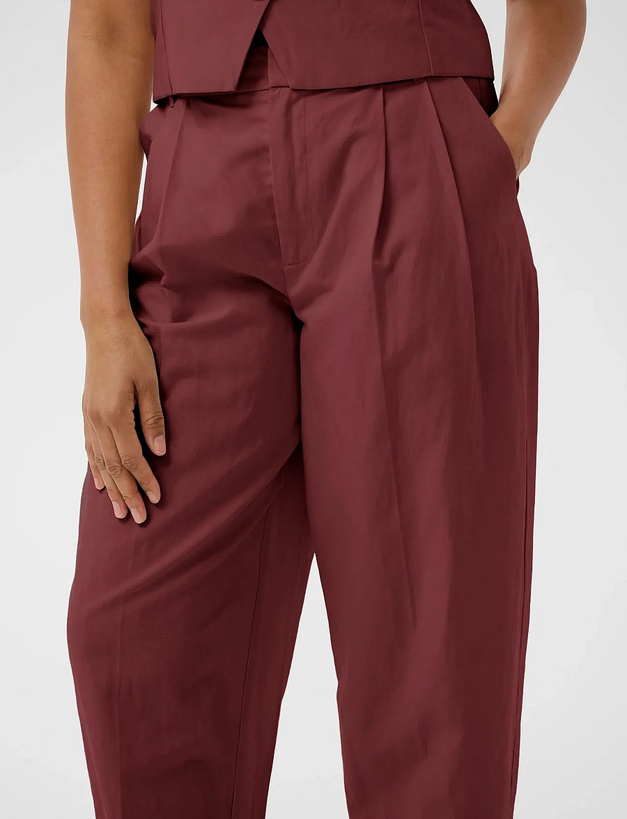 Part Two - BeatrizPW Pants - barrel-bukser - burnt russet - 5