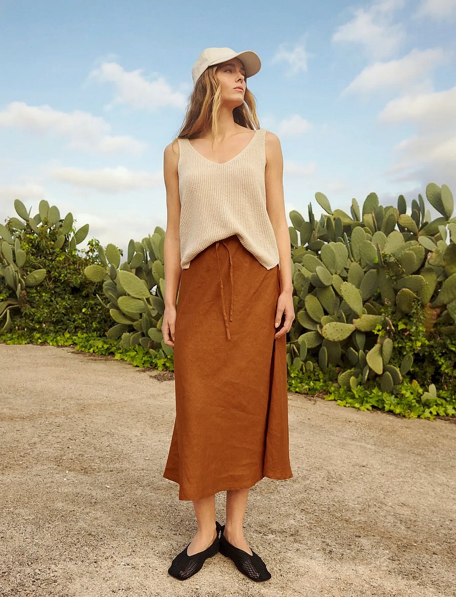 Part Two - BernadinaPW Skirt - midi kjolar - argan oil - 0