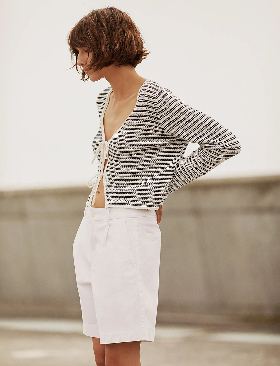Part Two - BonniPW SHO - lühikesed chino-püksid - bright white - 0