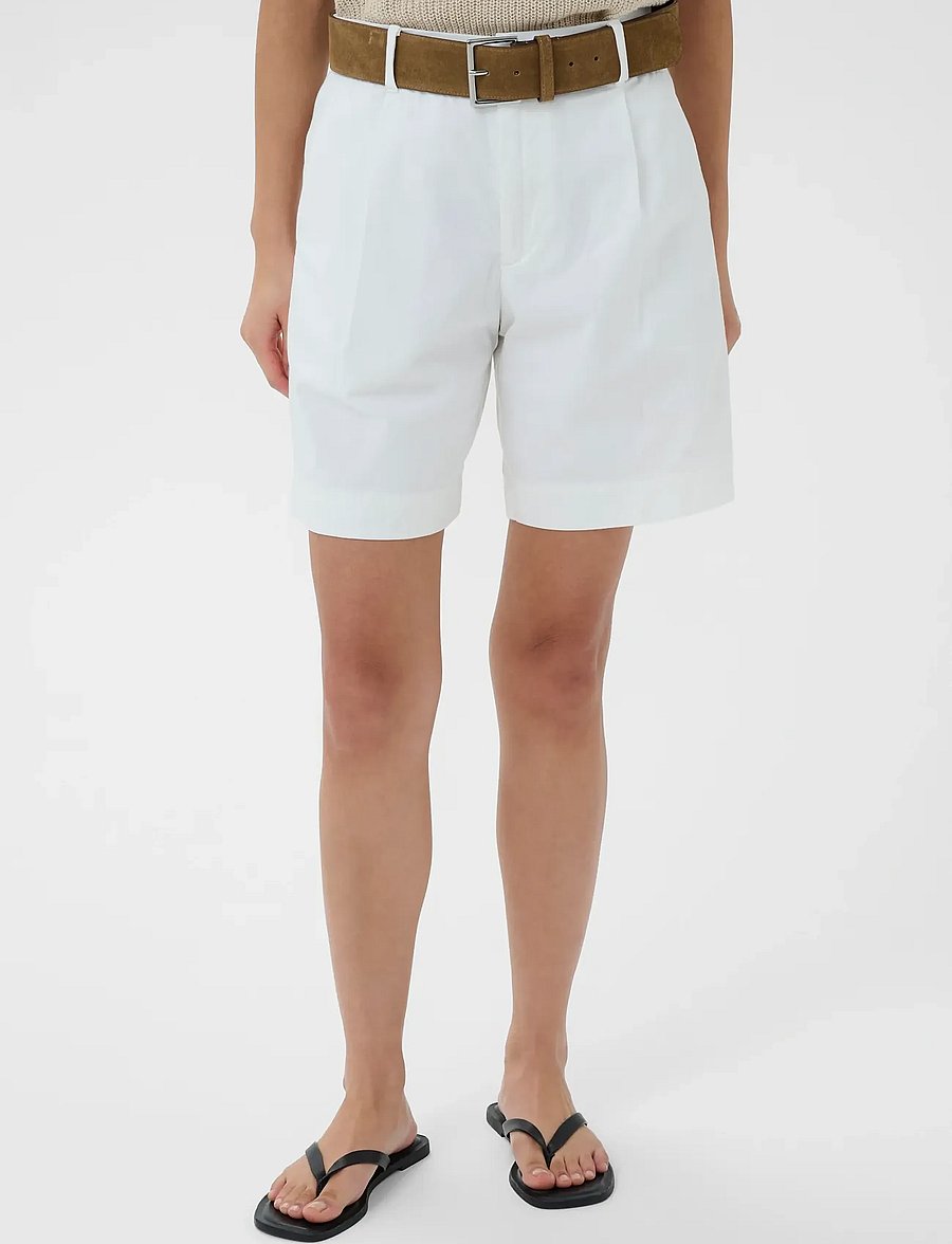 Part Two - BonniPW SHO - lühikesed chino-püksid - bright white - 3