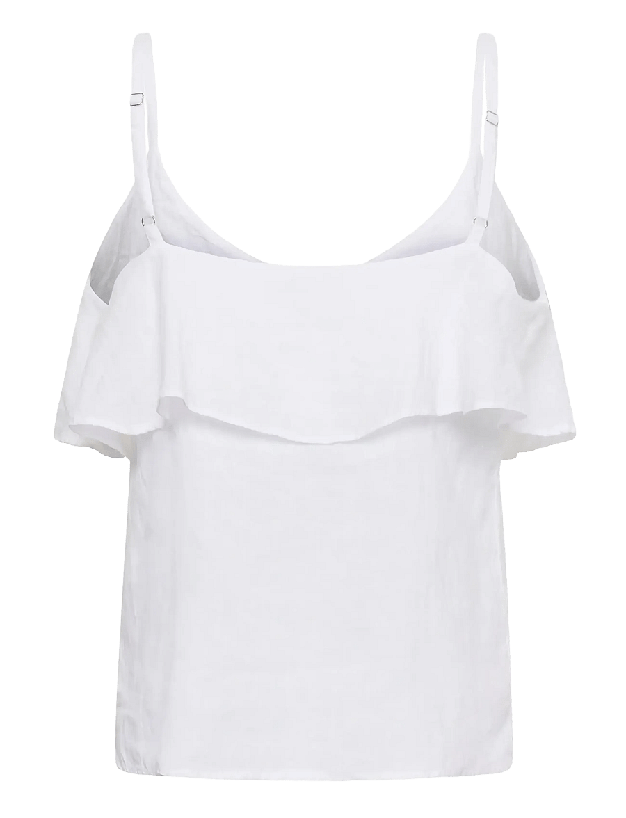Part Two - BrigitaPW TO - ermeløse topper - bright white - 2