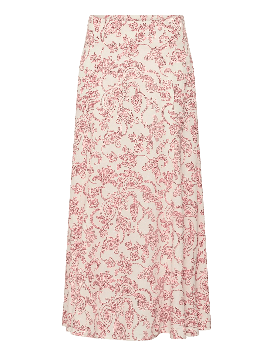 Part Two - BerilPW Skirt - maxi nederdele - peach blossom dot paisley - 1