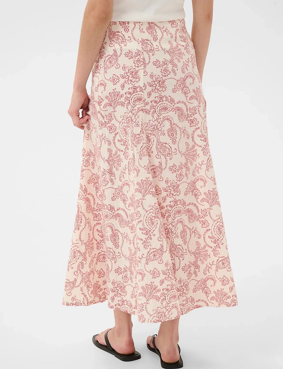 Part Two - BerilPW Skirt - maxi nederdele - peach blossom dot paisley - 4