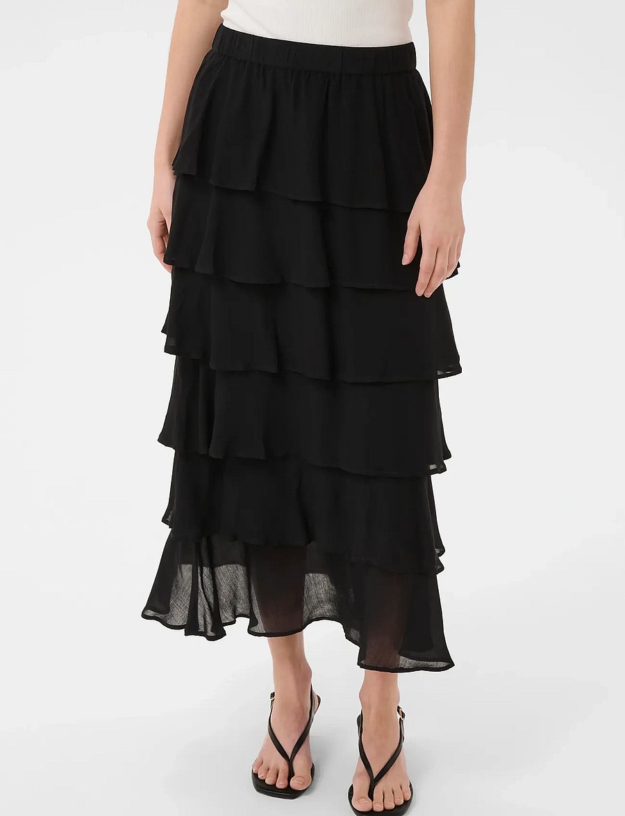 Part Two - BibbiPW Skirt - maxi röcke - black - 3