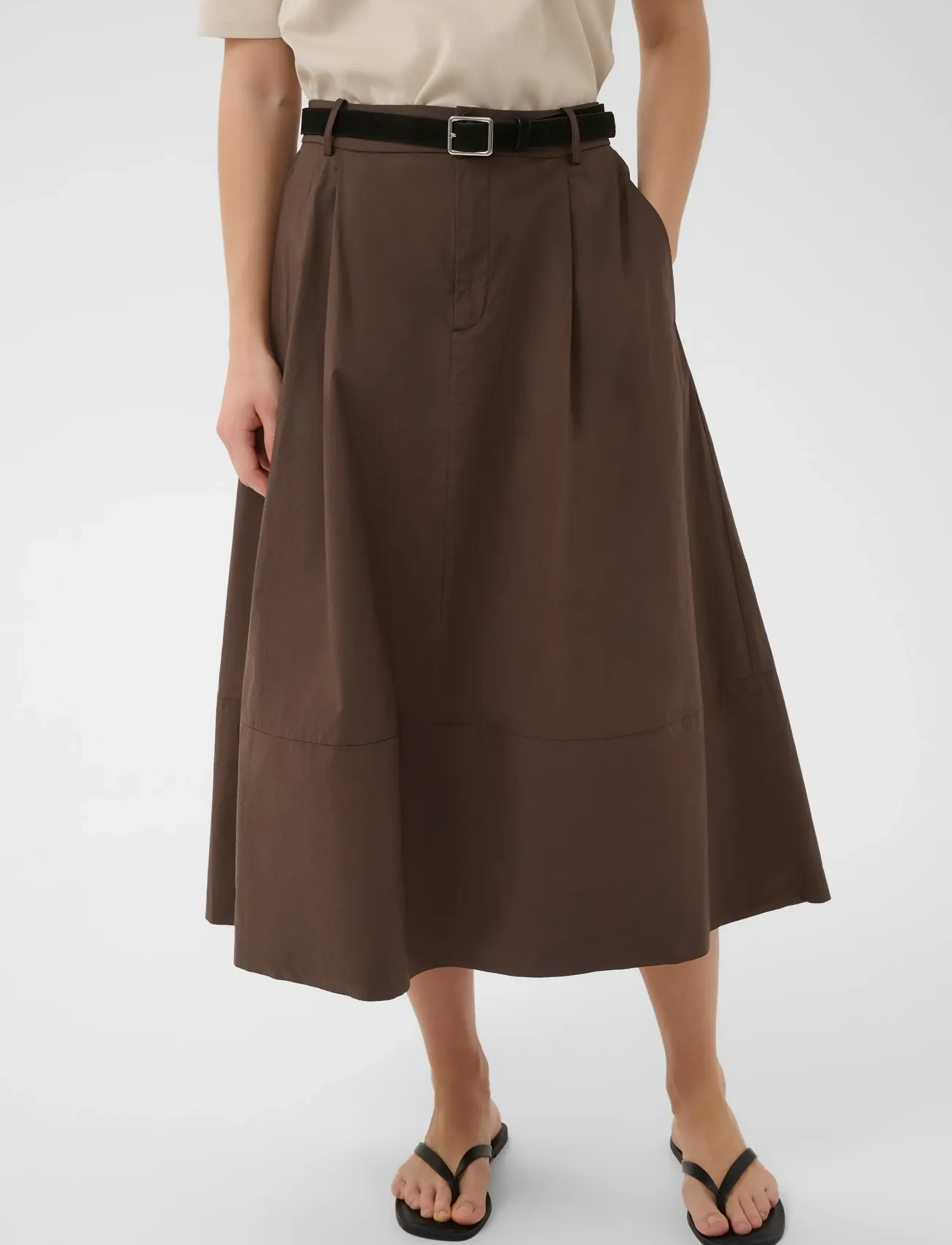 Part Two - BojanaPW Skirt - midi skirts - bracken - 3