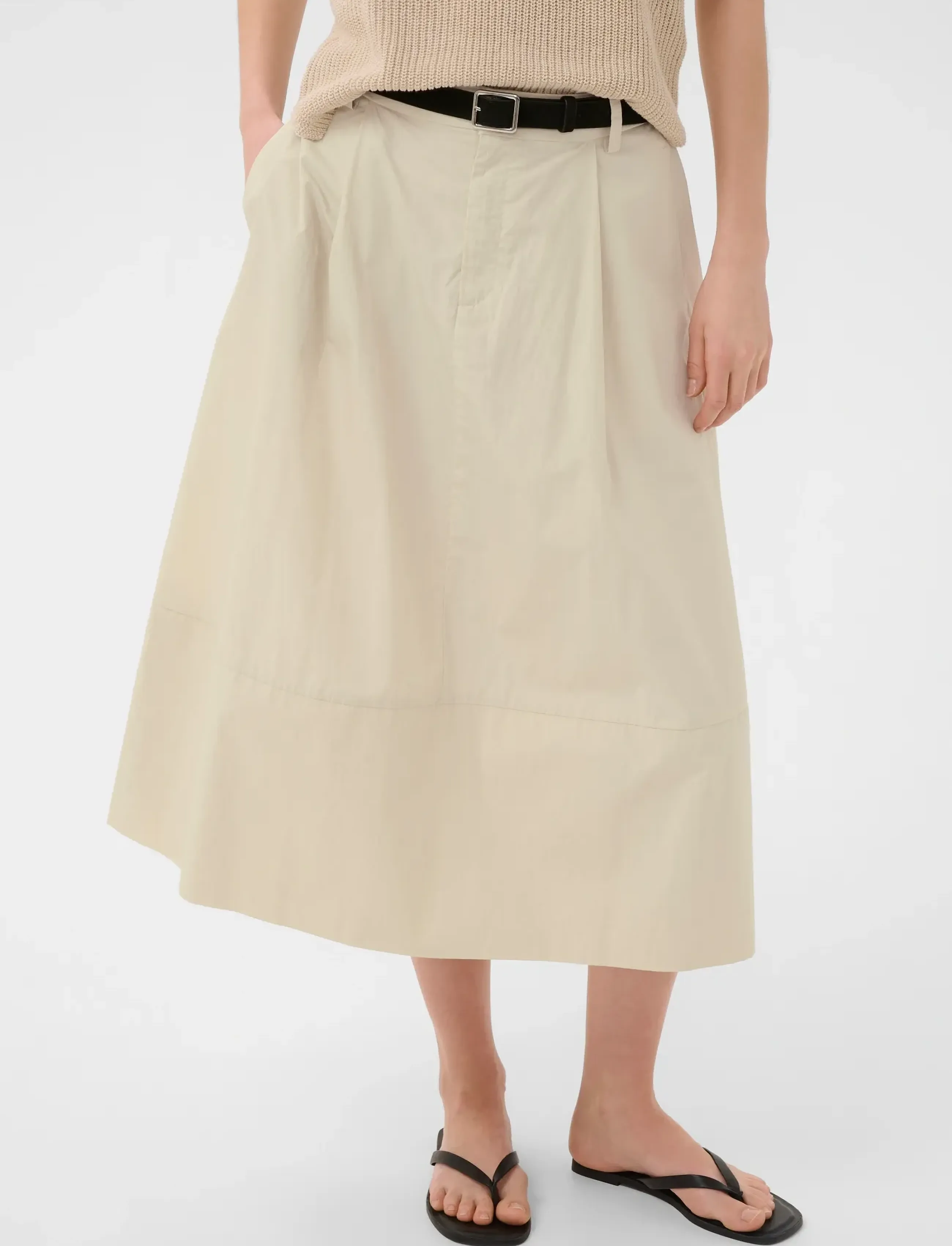 Part Two - BojanaPW Skirt - midiseelikud - french oak - 4
