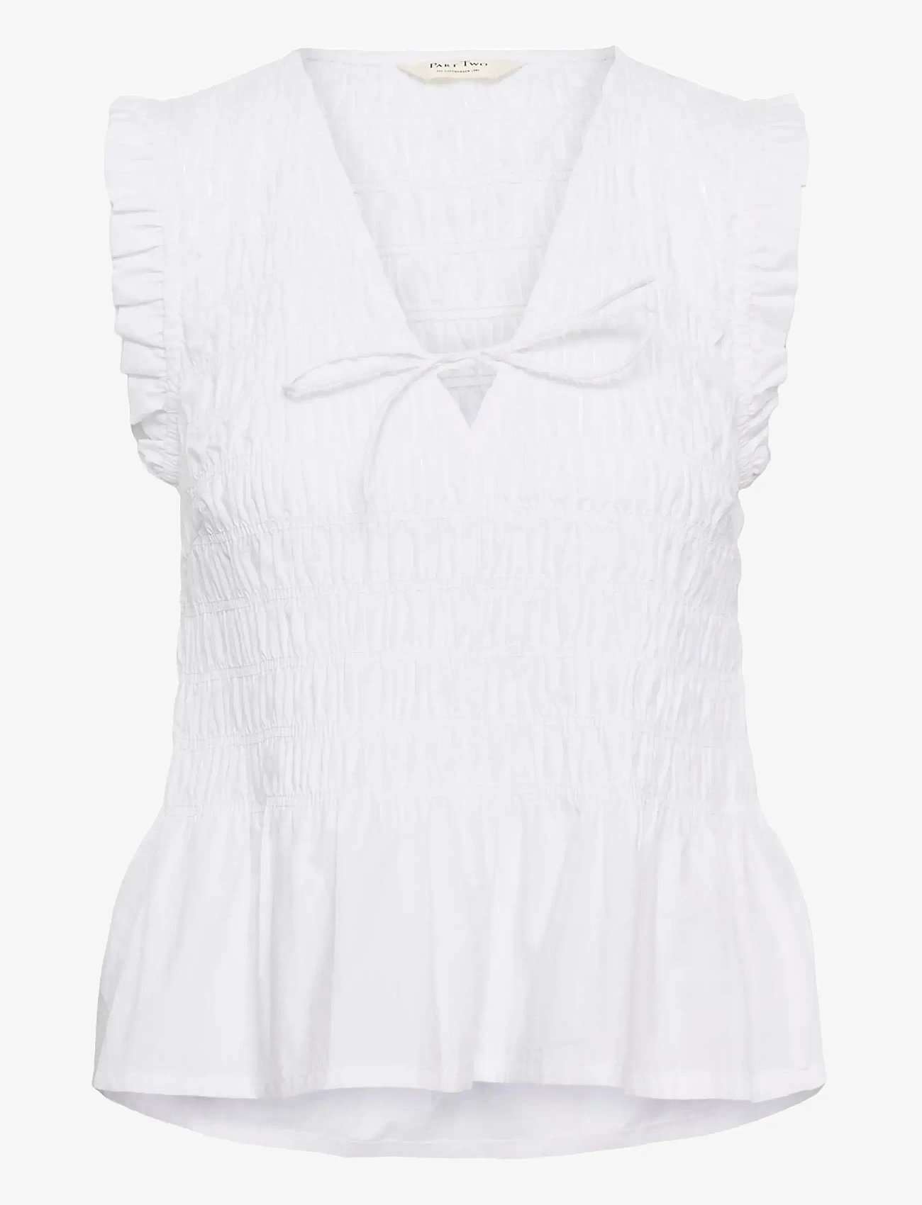 Part Two - BorgnyPW Top - kurzämlige blusen - bright white - 1