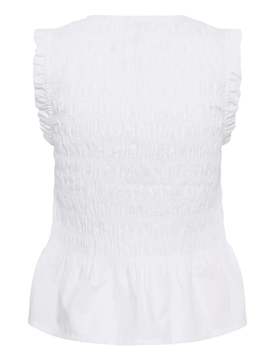 Part Two - BorgnyPW TO - short-sleeved blouses - bright white - 2
