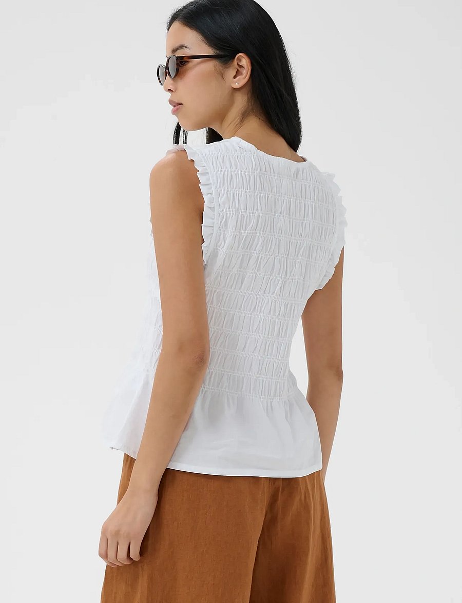 Part Two - BorgnyPW TO - short-sleeved blouses - bright white - 5