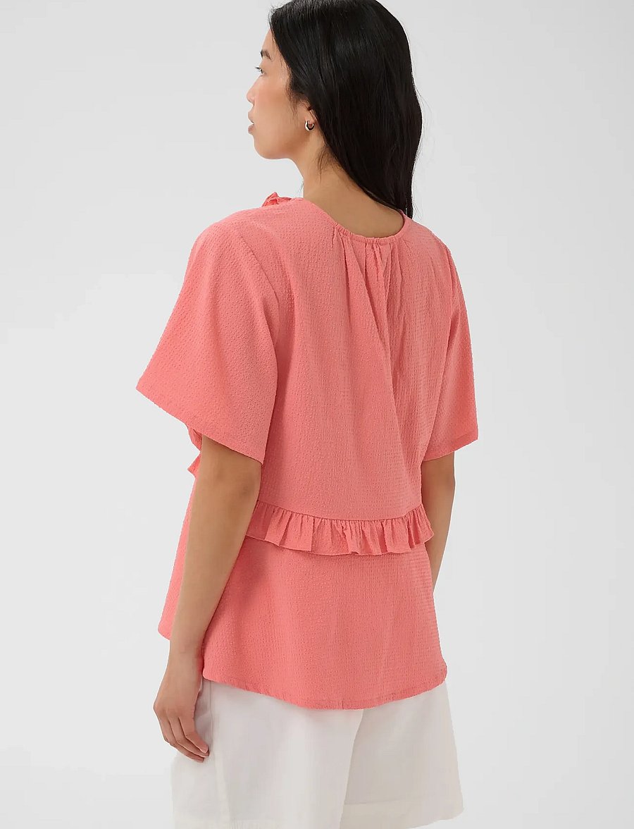 Part Two - BrankaPW BL - short-sleeved blouses - peach blossom - 4