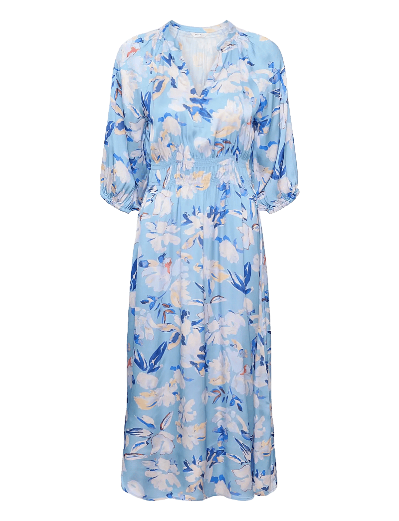 Part Two - BoraPW Dress - sommerkleider - blue watercolor flower print - 1