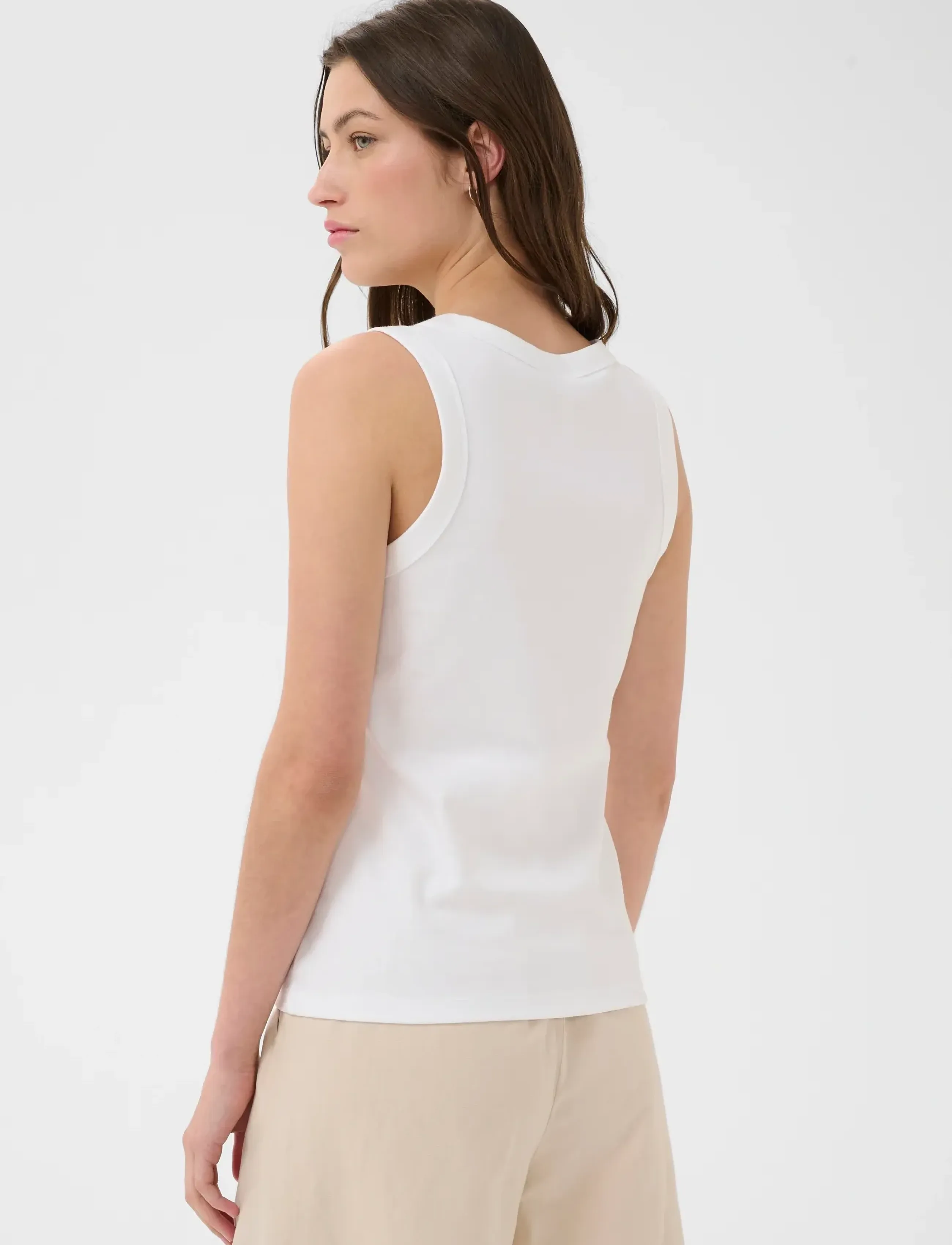 Part Two - BessyPW Top - linnen - bright white - 5