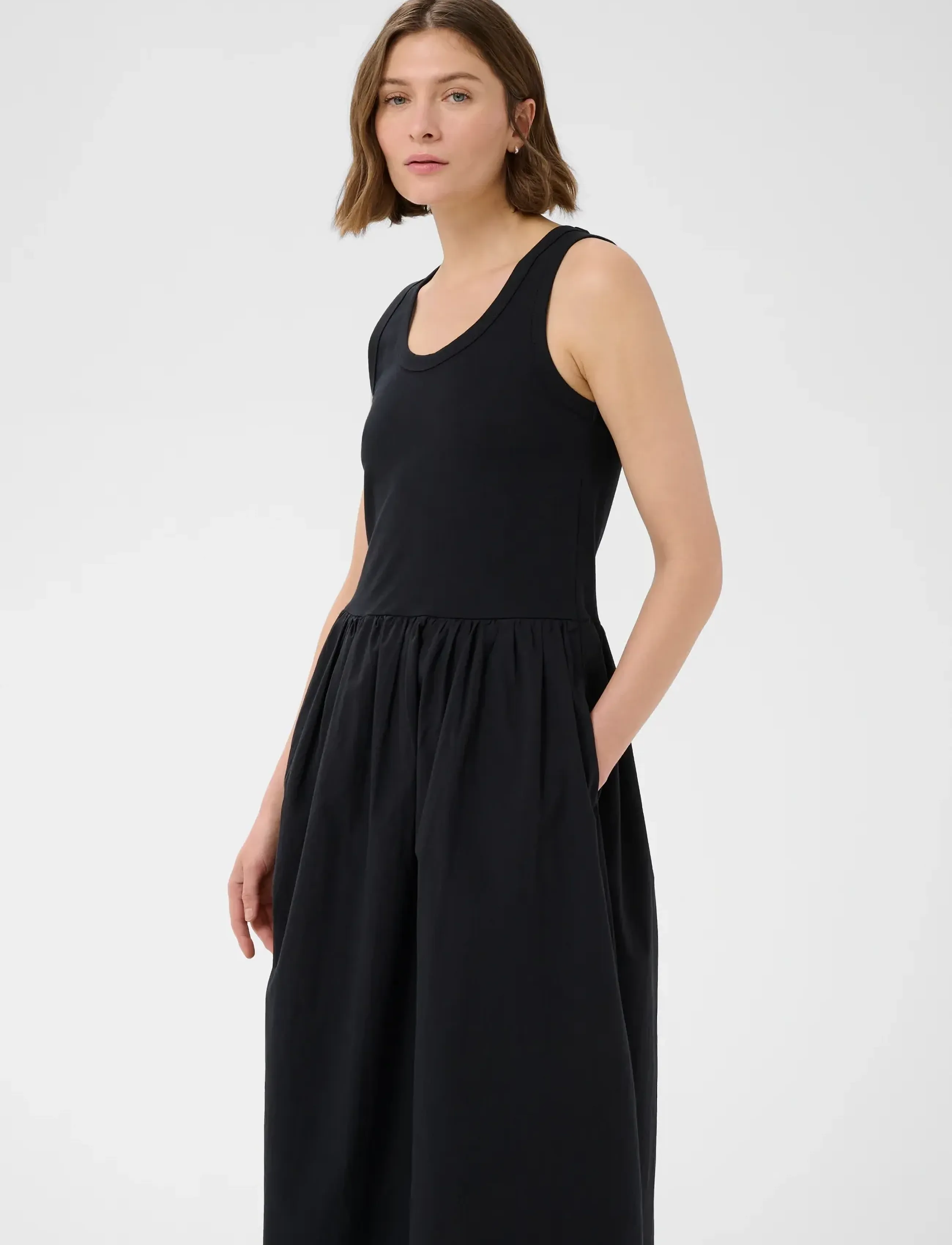 Part Two Bodhipw Dress, S, Black, Kjoler > Knælange Og Midi, Dame
