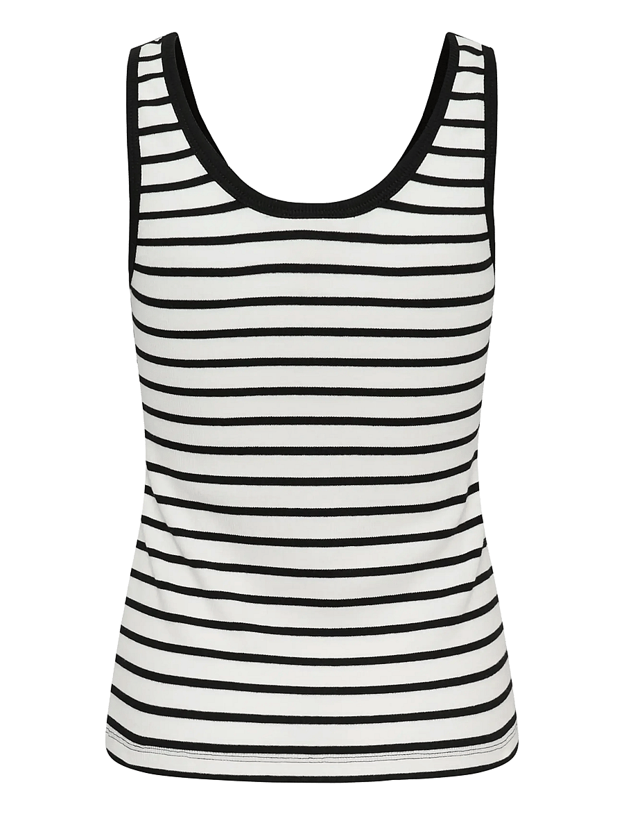 Part Two - RoselynPW Top - varrukateta topid - black stripe - 2
