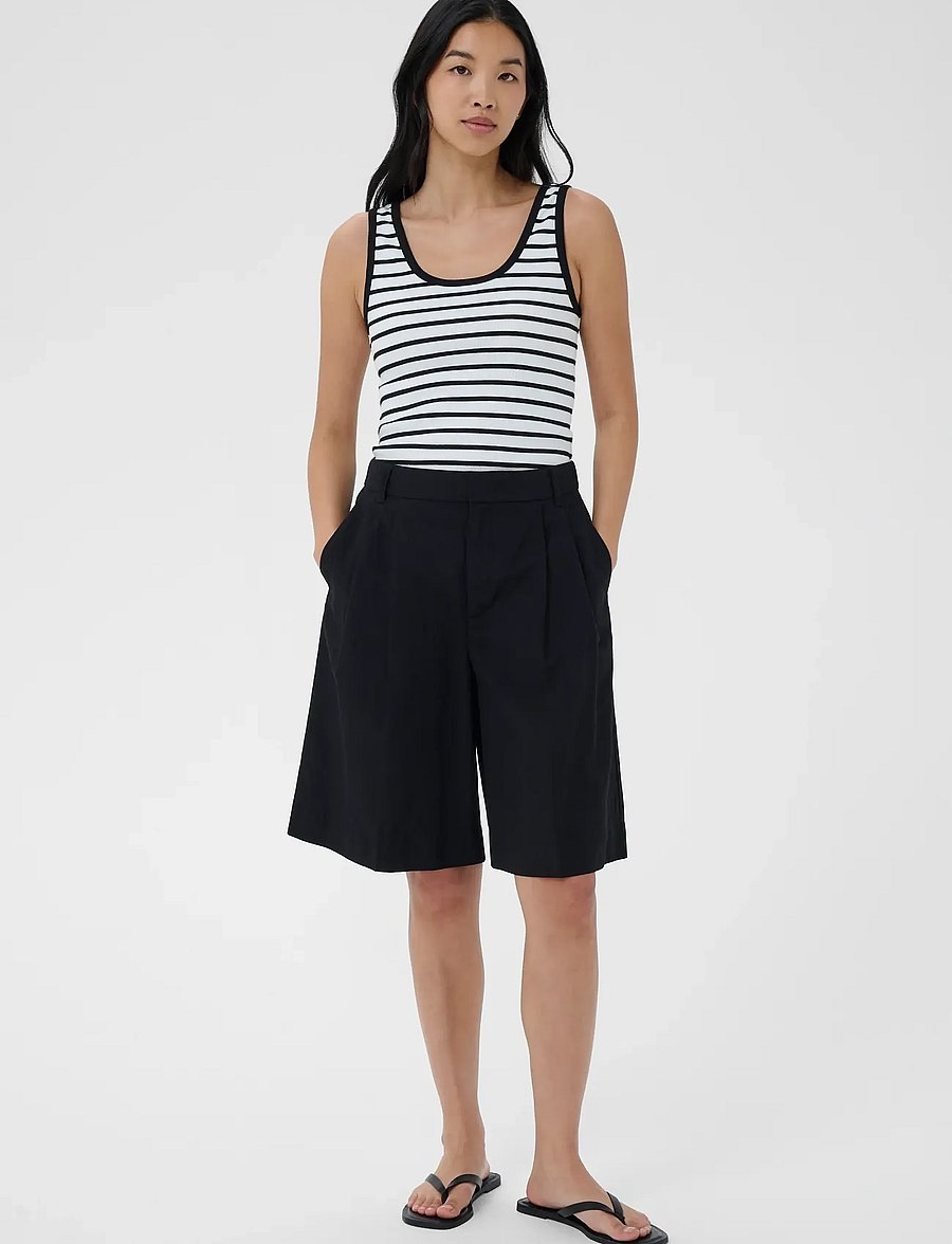 Part Two - RoselynPW Top - varrukateta topid - black stripe - 3