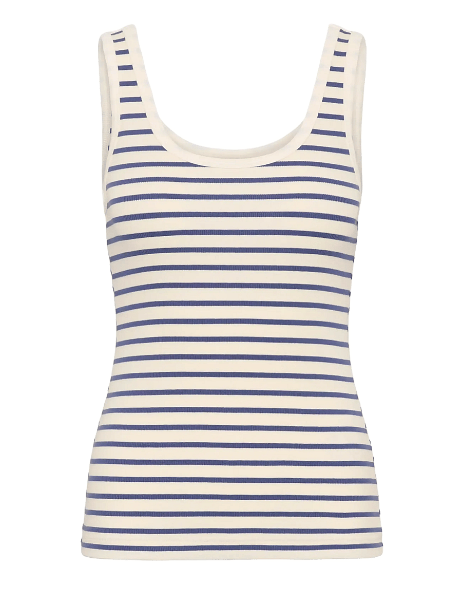 Part Two - RoselynPW Top - tanktops - blue stripe - 1