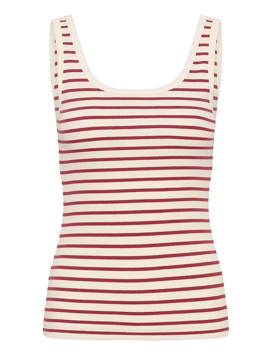 Part Two - RoselynPW Top - tanktops - burnt russet stripe - 1