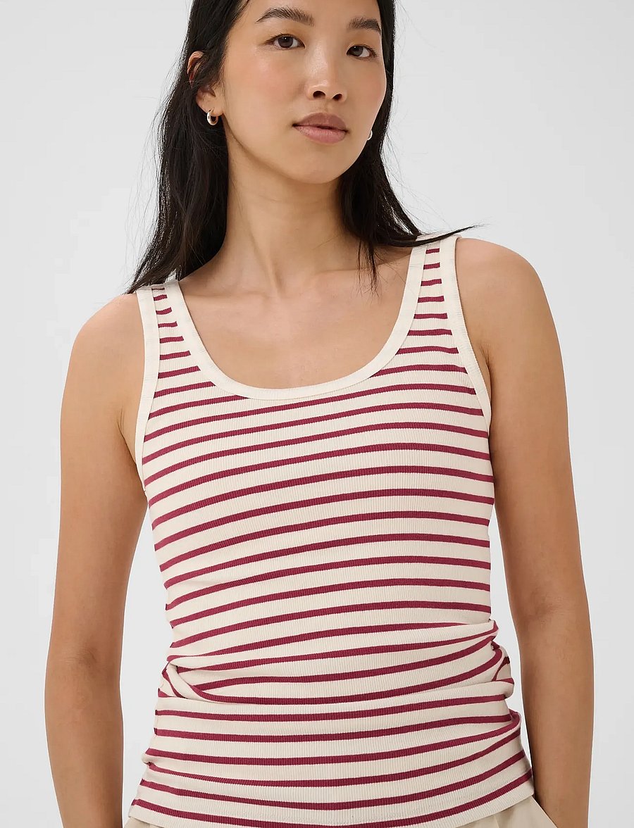 Part Two - RoselynPW Top - tanktops - burnt russet stripe - 3