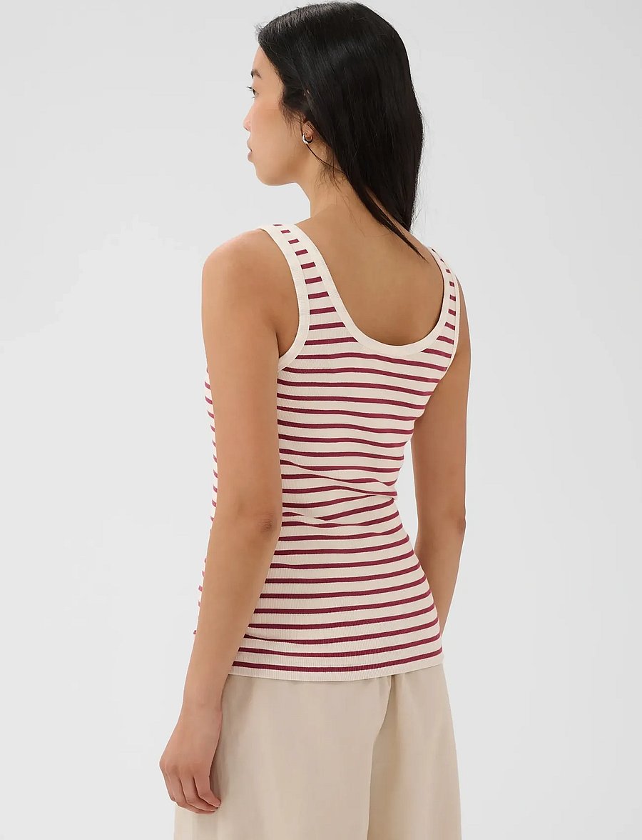 Part Two - RoselynPW Top - tanktops - burnt russet stripe - 4