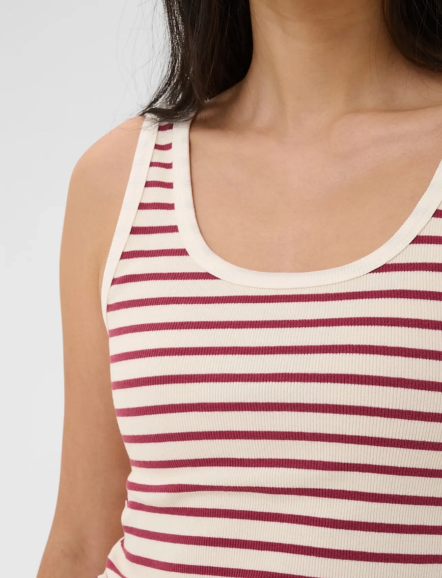 Part Two - RoselynPW Top - tanktops - burnt russet stripe - 5