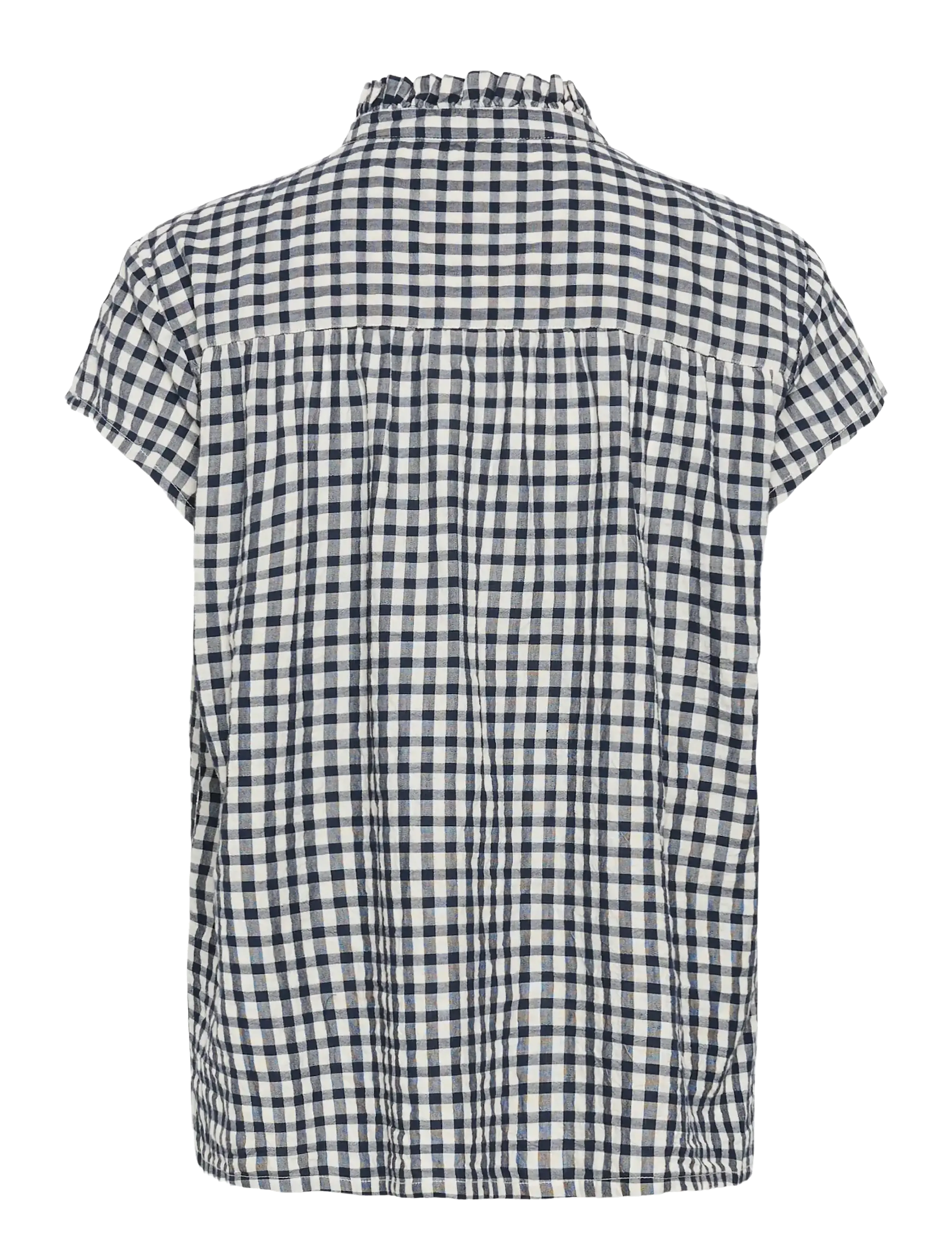 Part Two - BjankaPW Blouse - short-sleeved blouses - blue check - 2