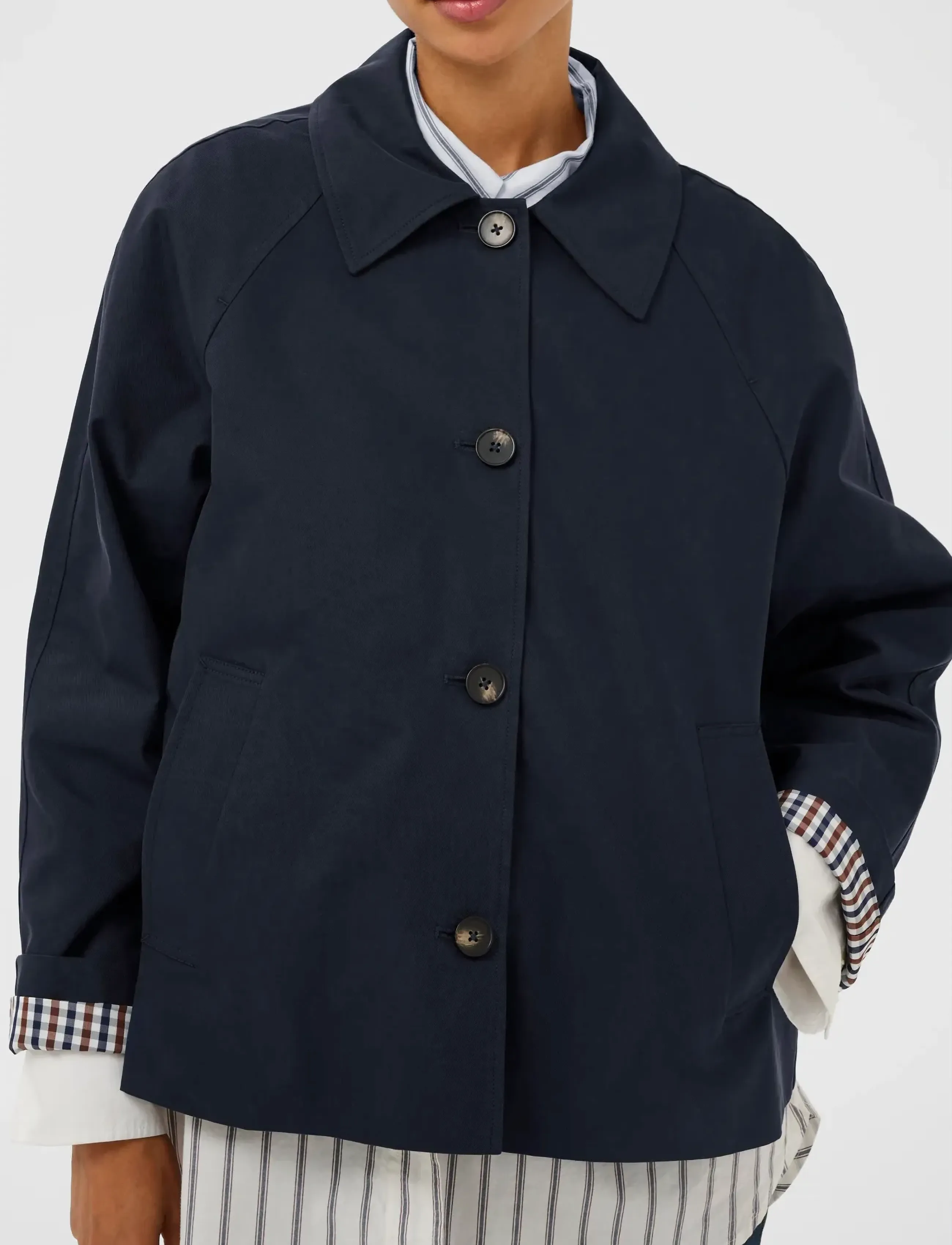 Part Two - AlinnaPW OTW - windjacken - dark navy - 5