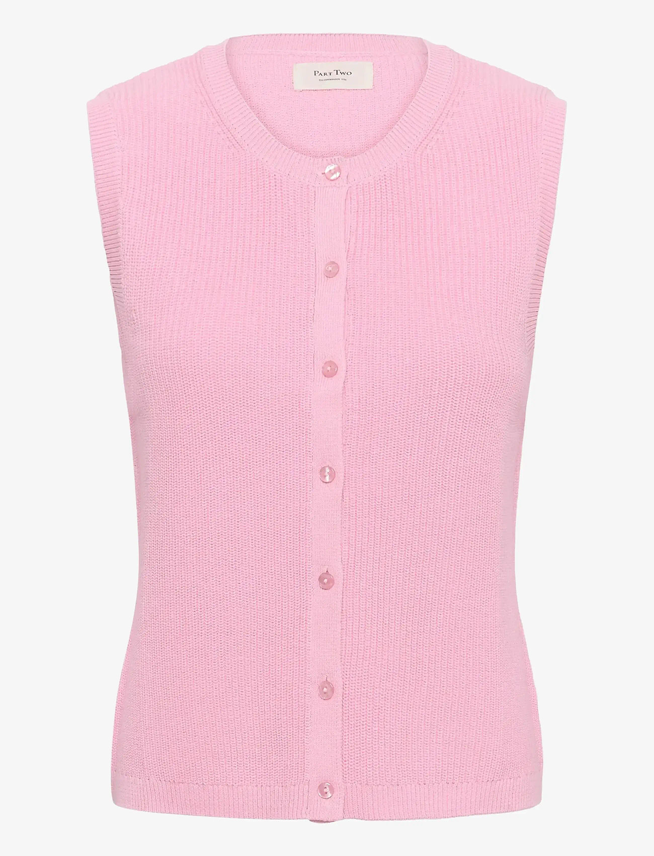 Part Two - GemmaPW WA - knitted vests - cameo pink - 1
