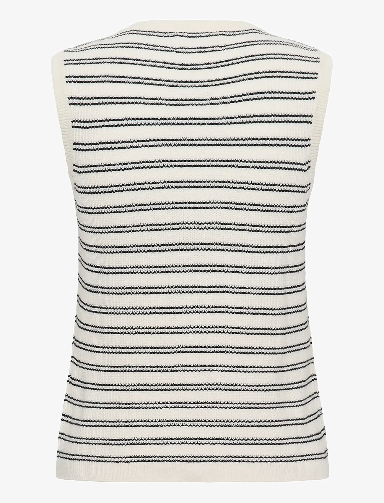 Part Two - GemmaPW WA - stickade västar - dark navy twin stripe - 2