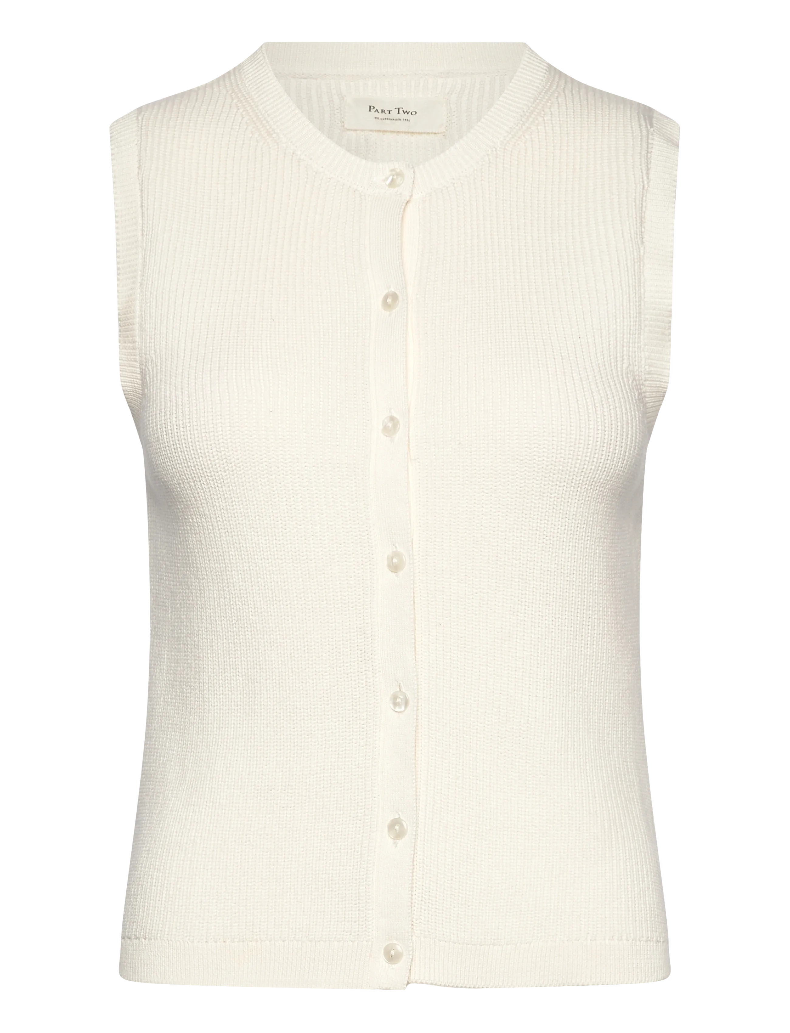 Part Two GemmaPW WA - Vests - WHISPER WHITE / cream