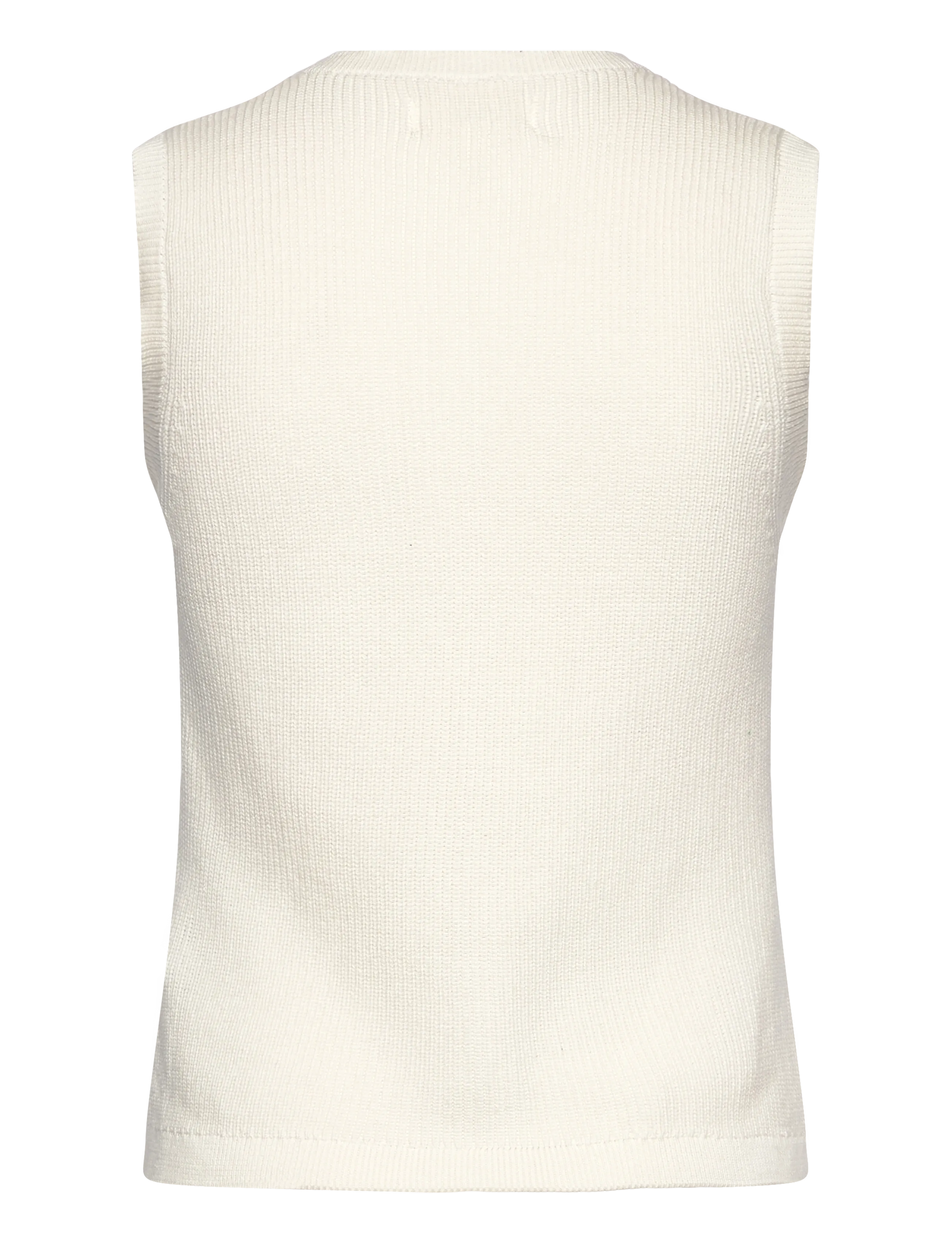 Part Two - GemmaPW WA - knitted vests - whisper white - 2