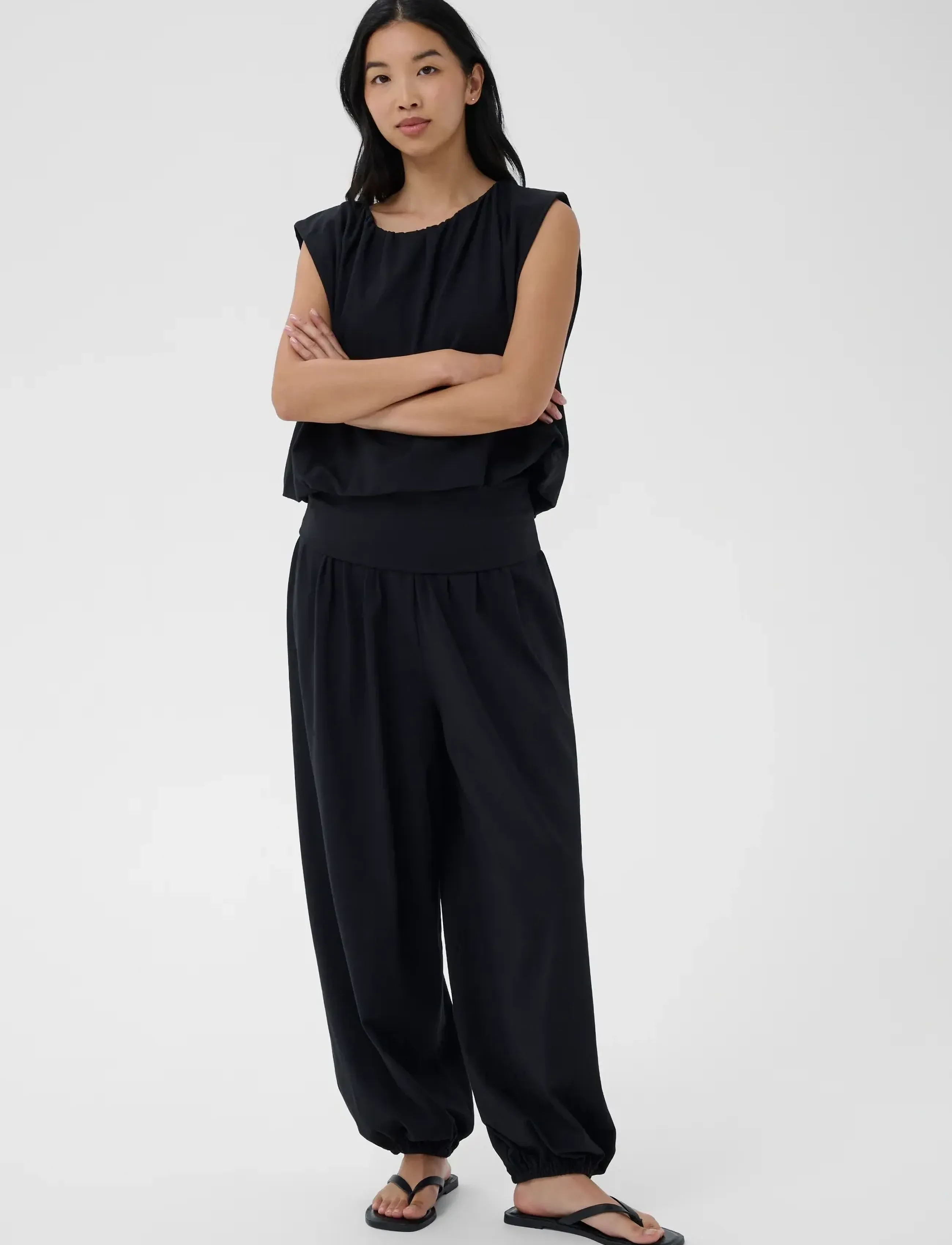 Part Two Beritepw Pants, S, Black, Bukser > Joggers, Dame