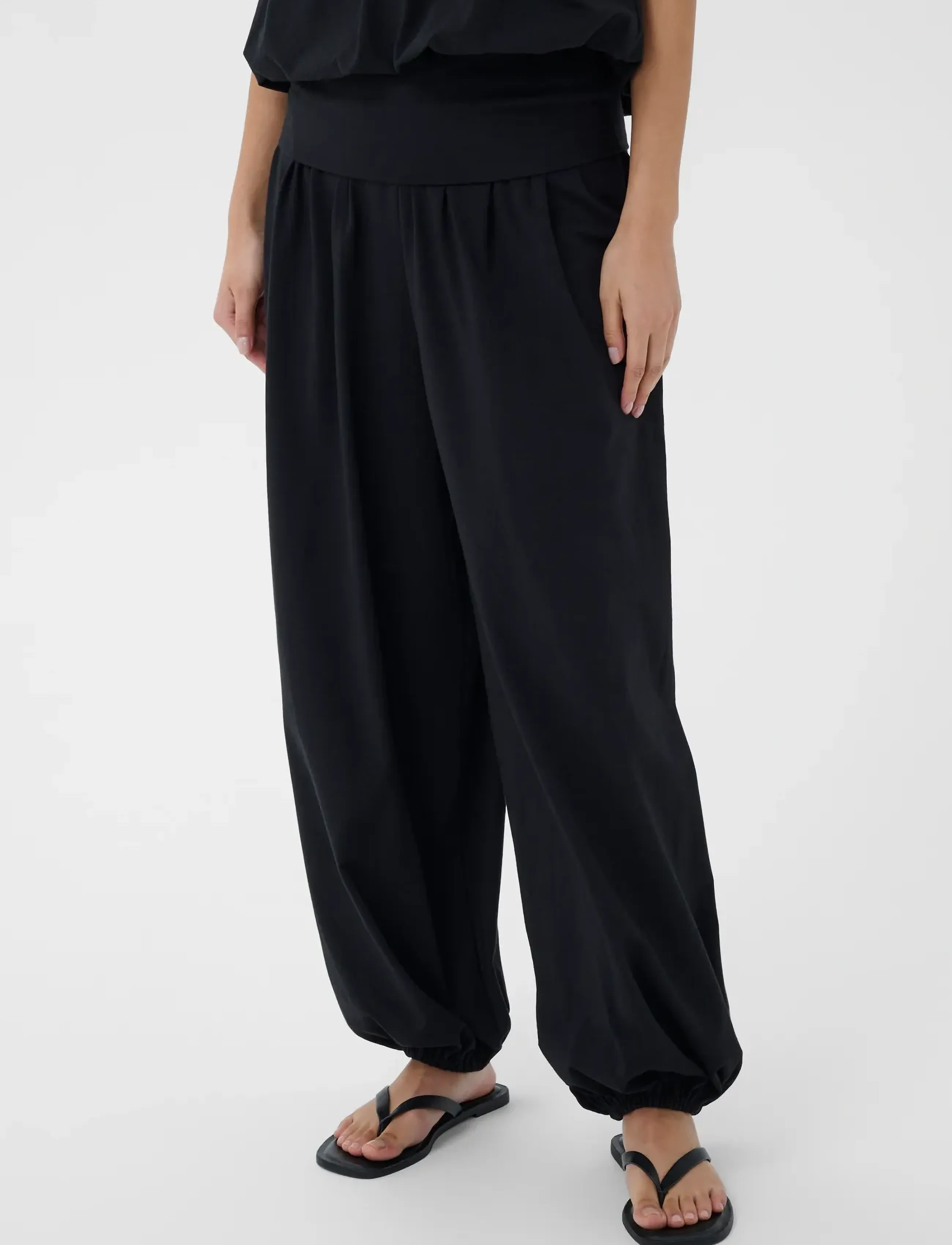 Part Two - BeritePW Pants - barrel trousers - black - 3
