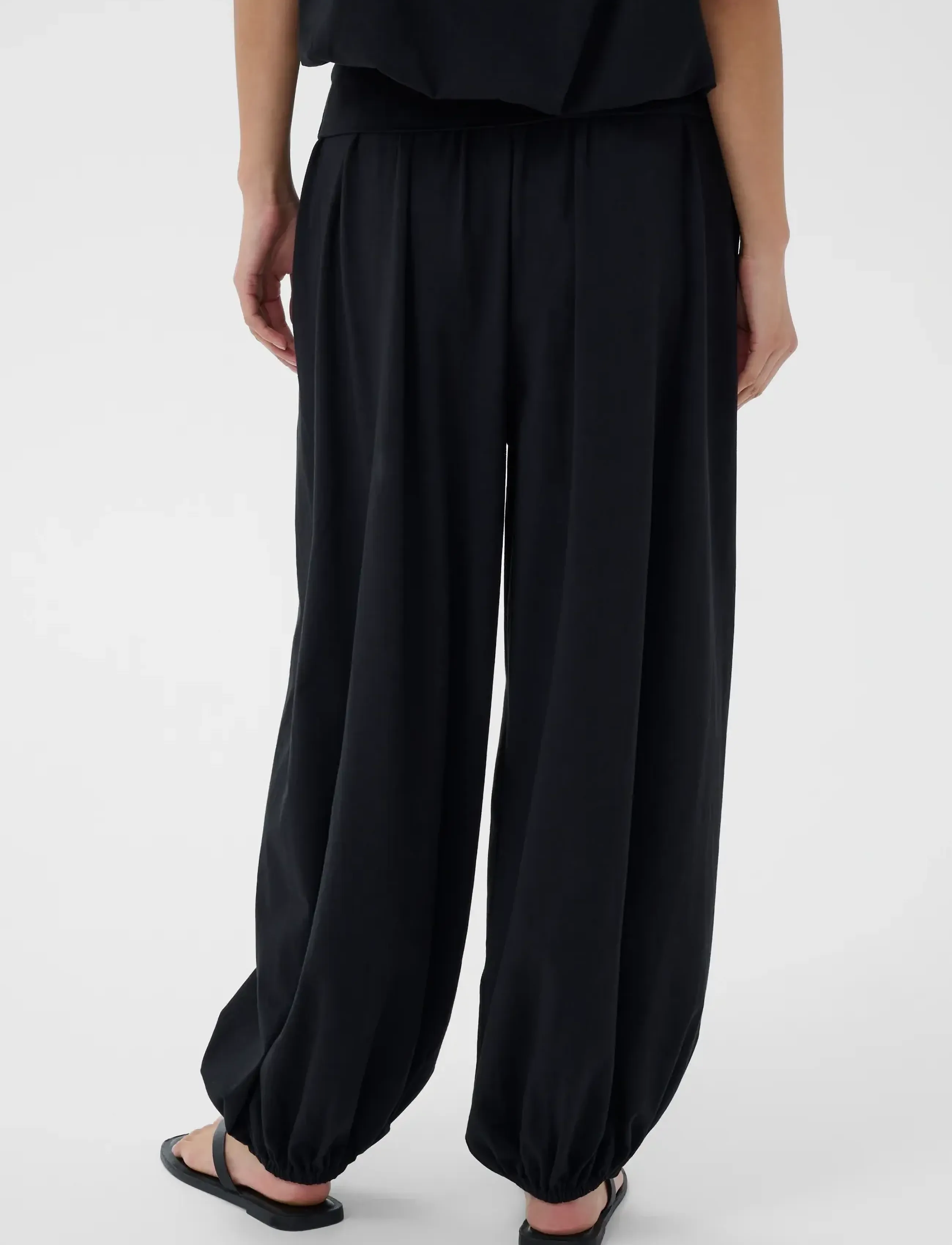 Part Two - BeritePW Pants - barrel trousers - black - 4
