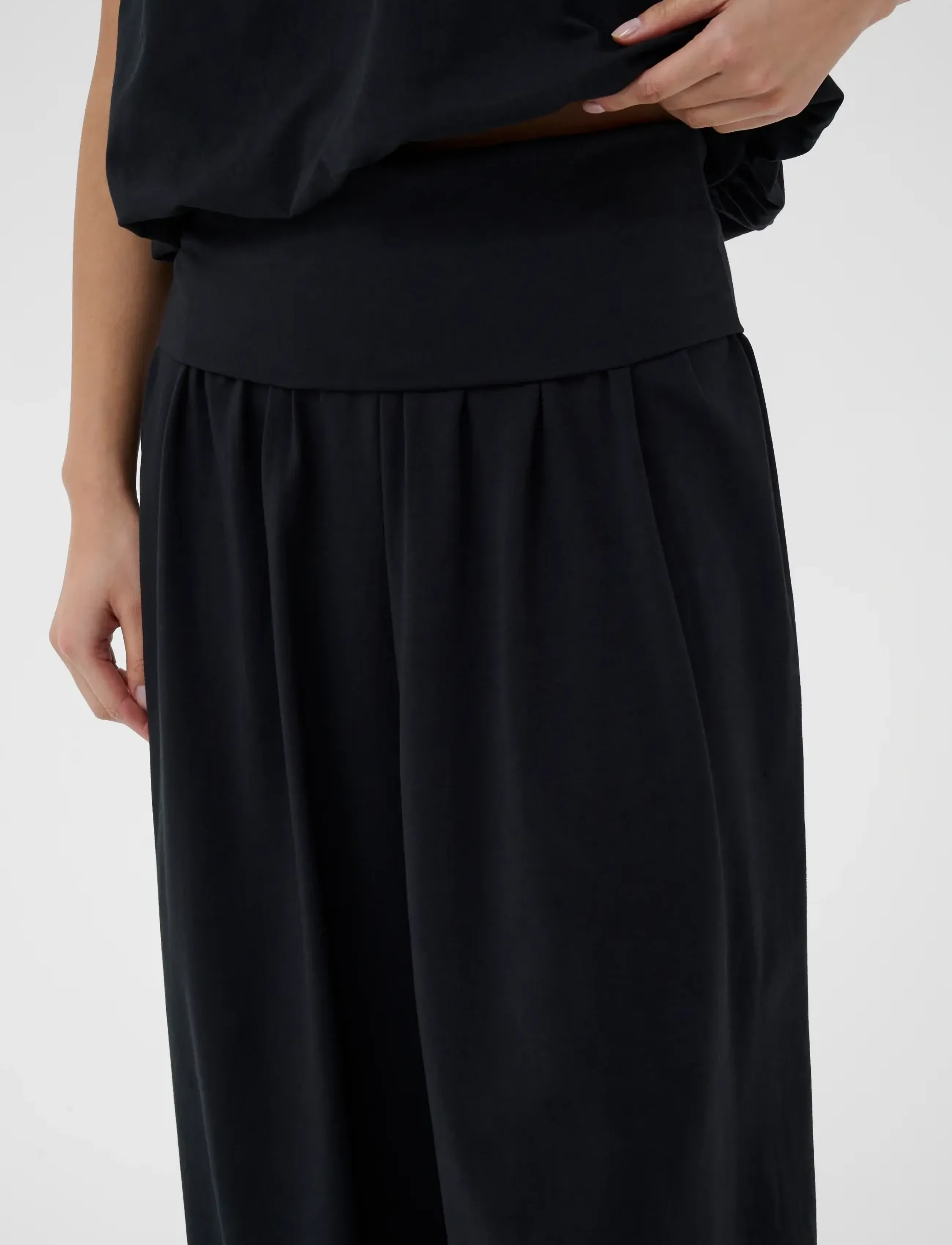 Part Two - BeritePW Pants - barrel trousers - black - 5