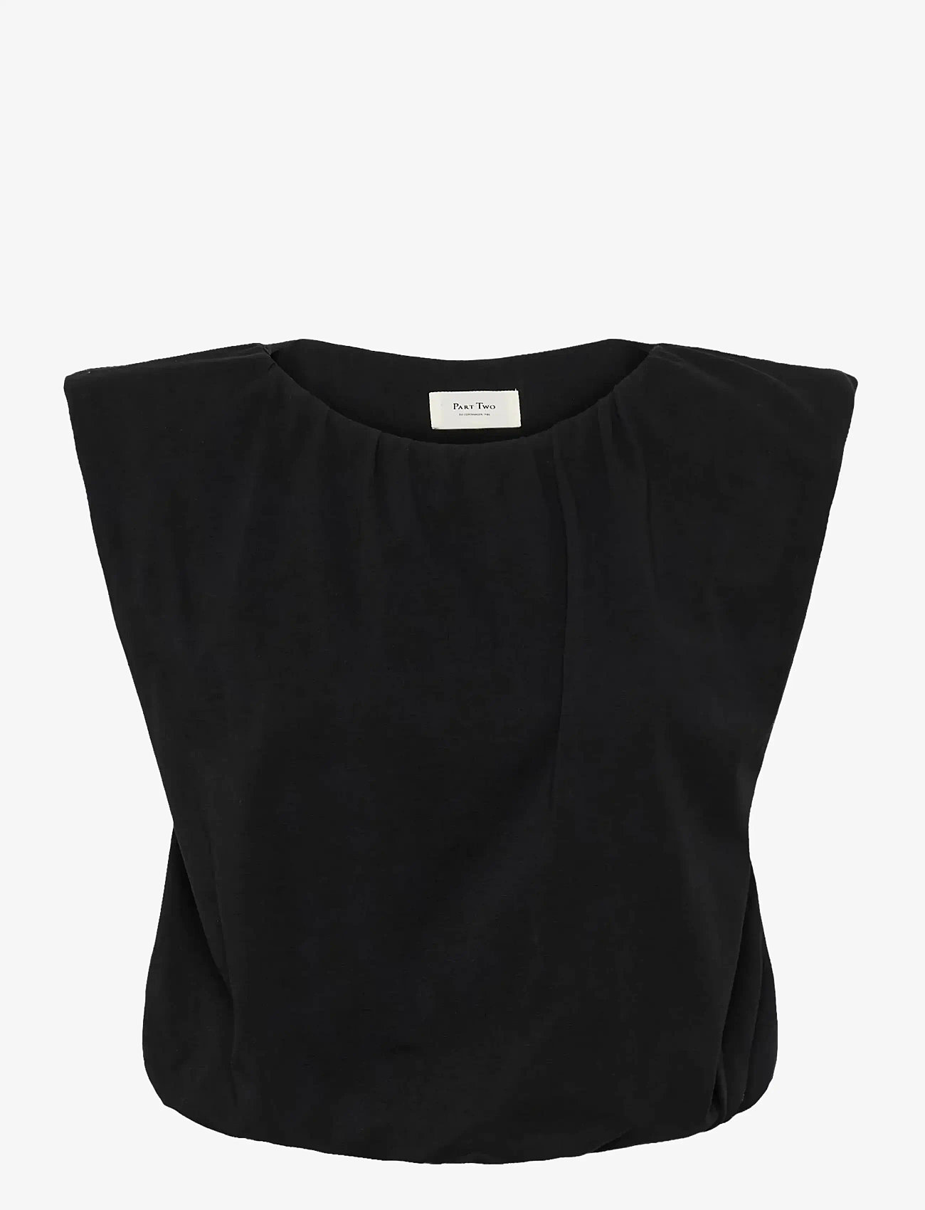 Part Two - BerthinePW Top - kortærmede bluser - black - 1