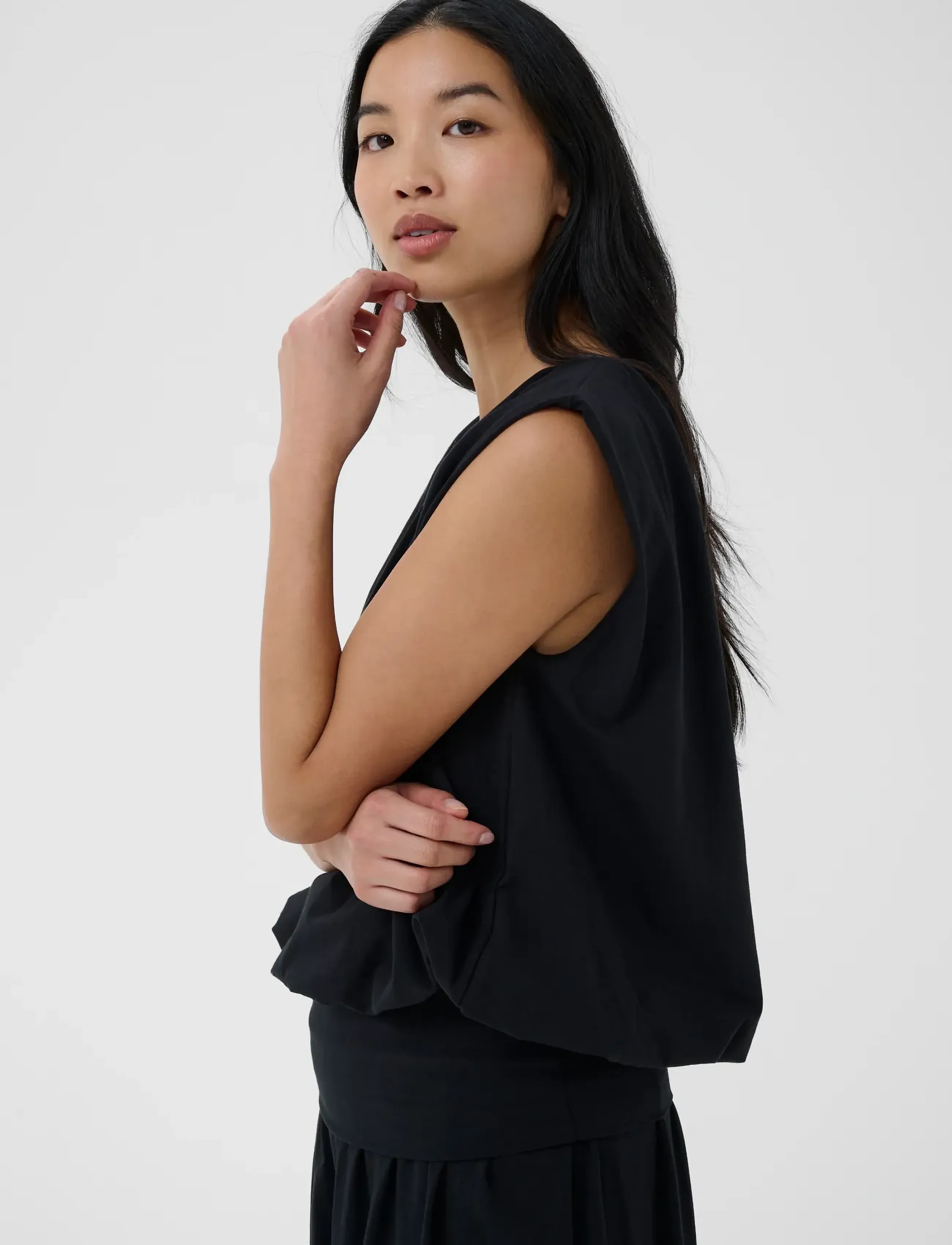 Part Two - BerthinePW Top - short-sleeved blouses - black - 5
