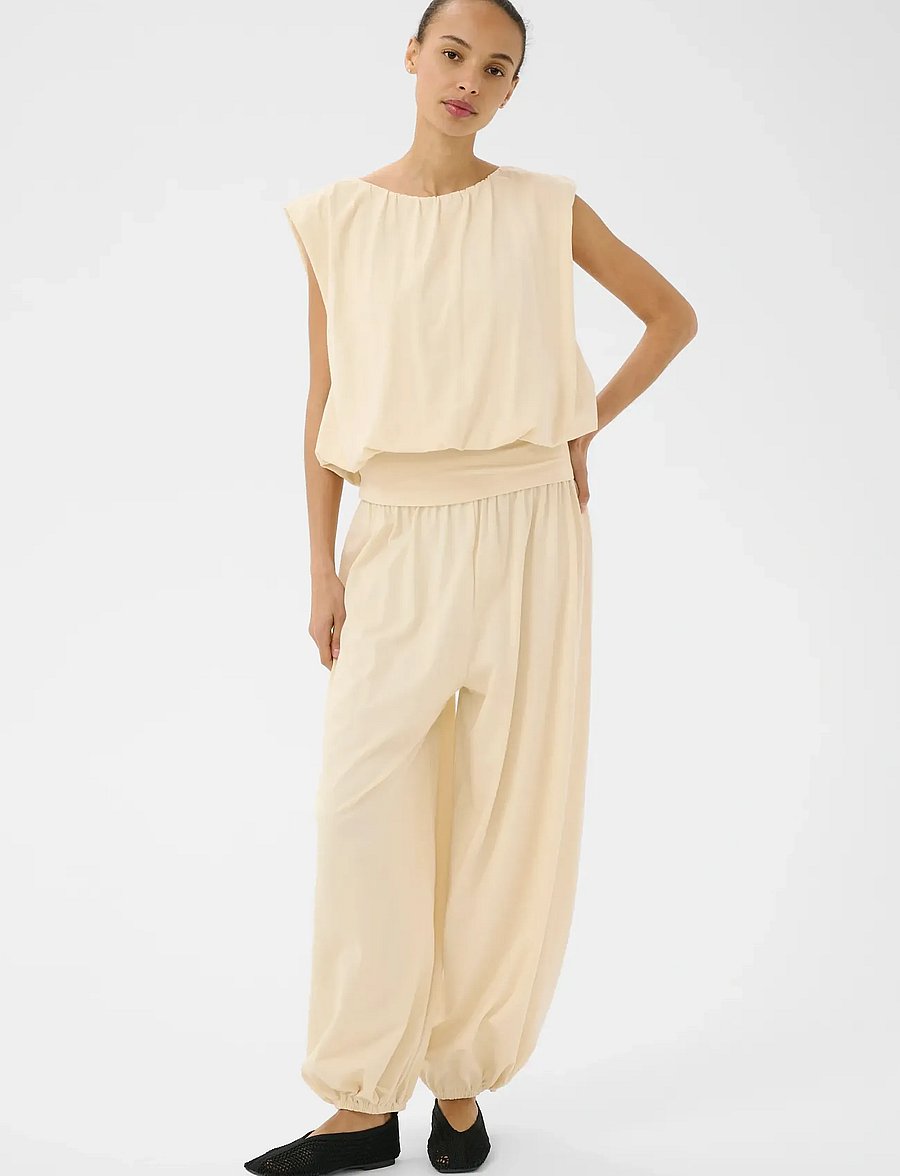 Part Two - BerthinePW Top - short-sleeved blouses - sandshell - 3