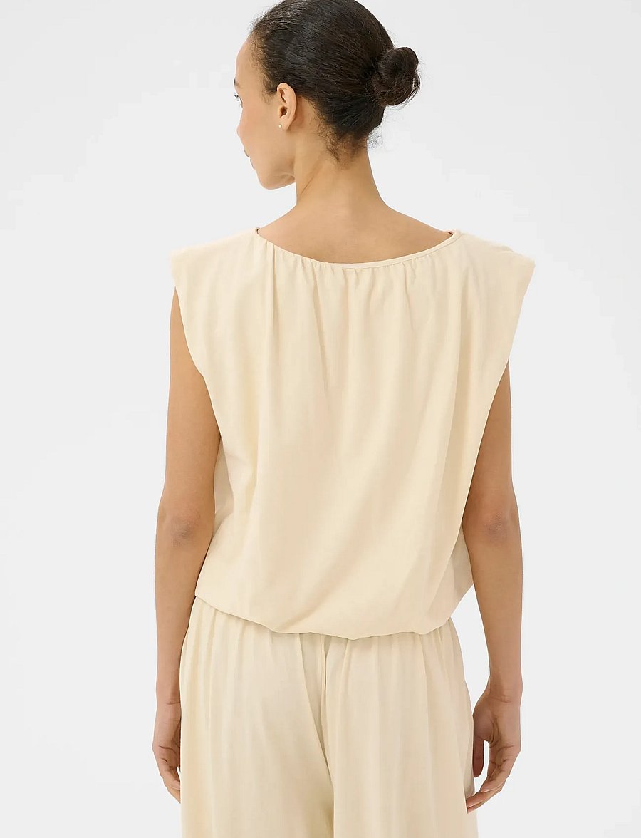 Part Two - BerthinePW Top - short-sleeved blouses - sandshell - 4