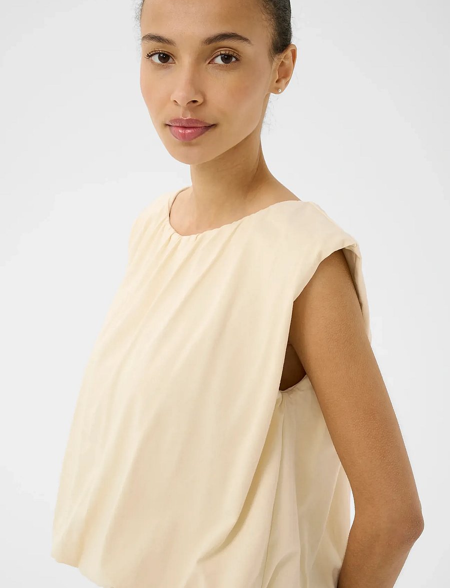 Part Two - BerthinePW Top - short-sleeved blouses - sandshell - 5